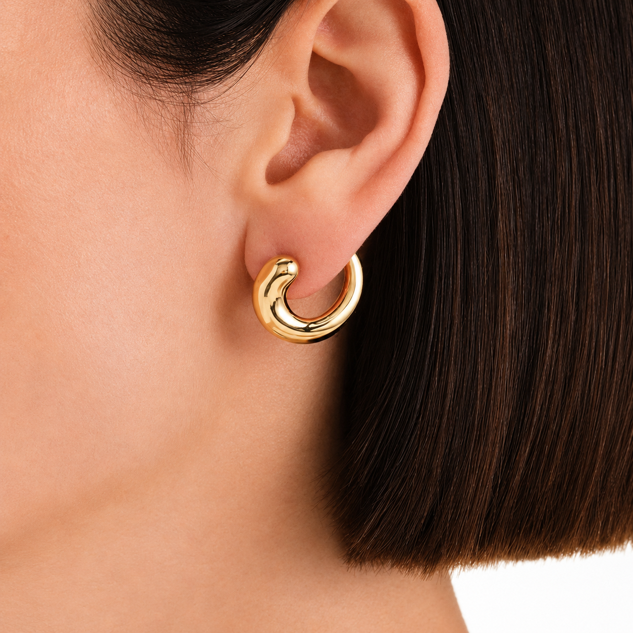 Rosefield - Dome Swirl Studs - Gold