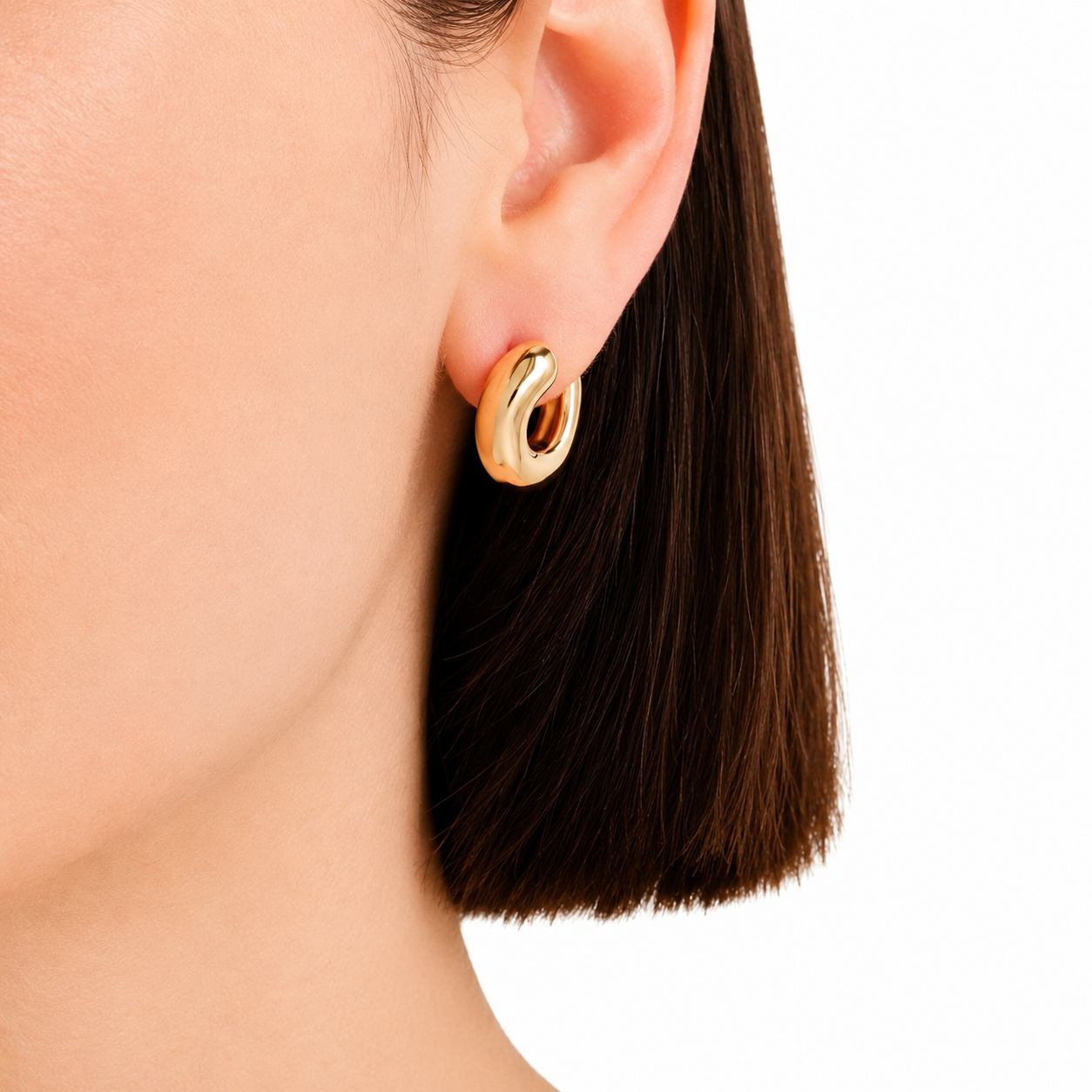 Rosefield - Dome Swirl Studs - Gold