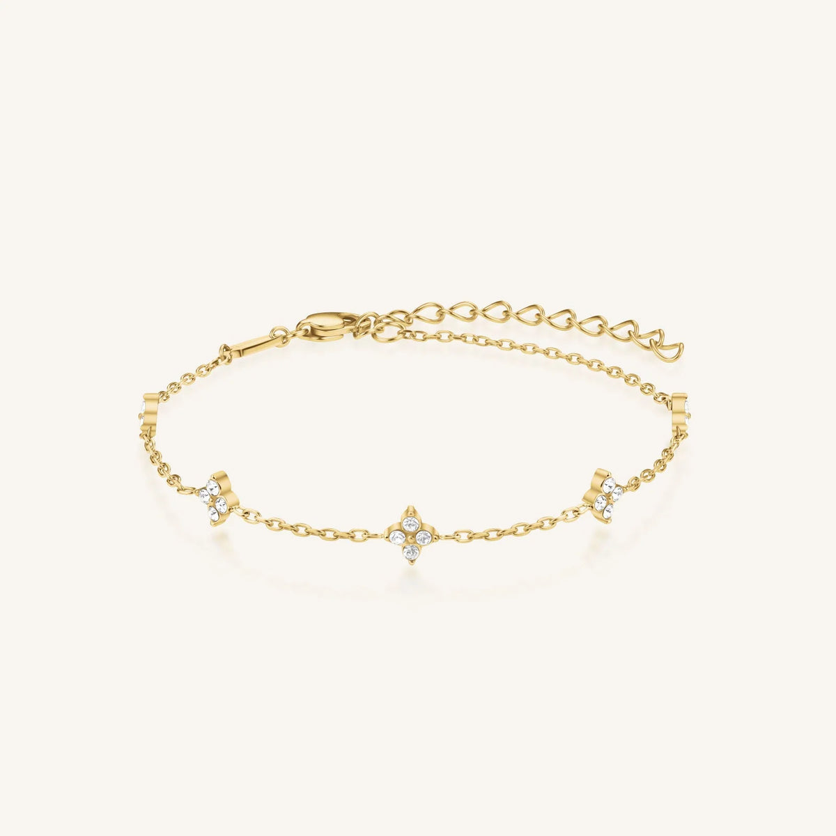 Rosefield | Crystal Star Bracelet | Gold
