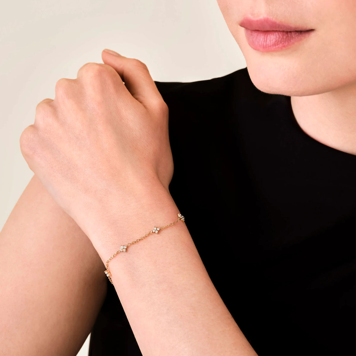 Rosefield | Crystal Star Bracelet | Gold
