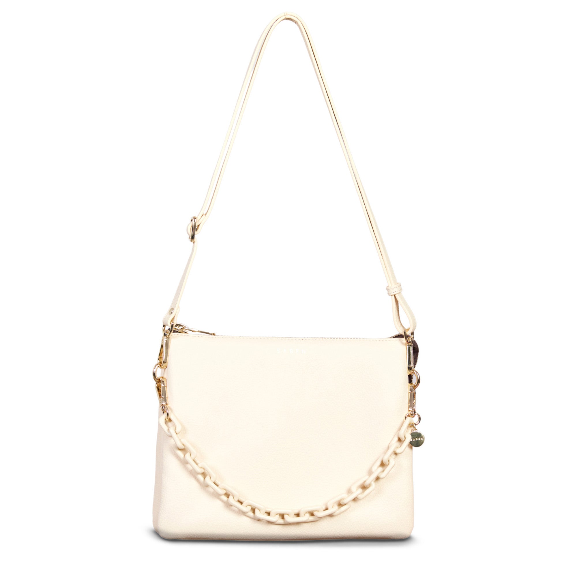 Saben - Matilda Crossbody - Vanilla + Tonal Chain
