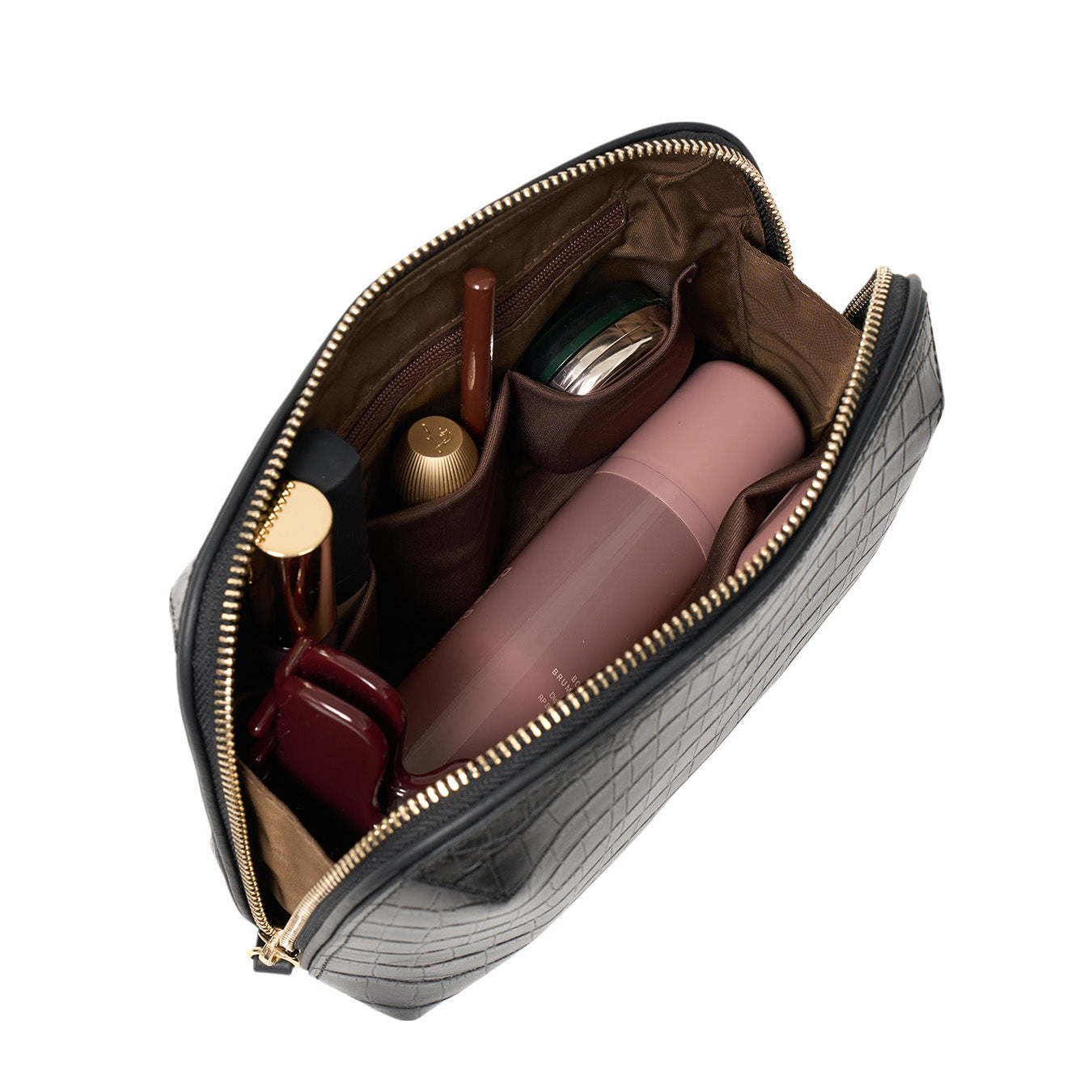 Saben - Tate Tech Pouch - Espresso Croc