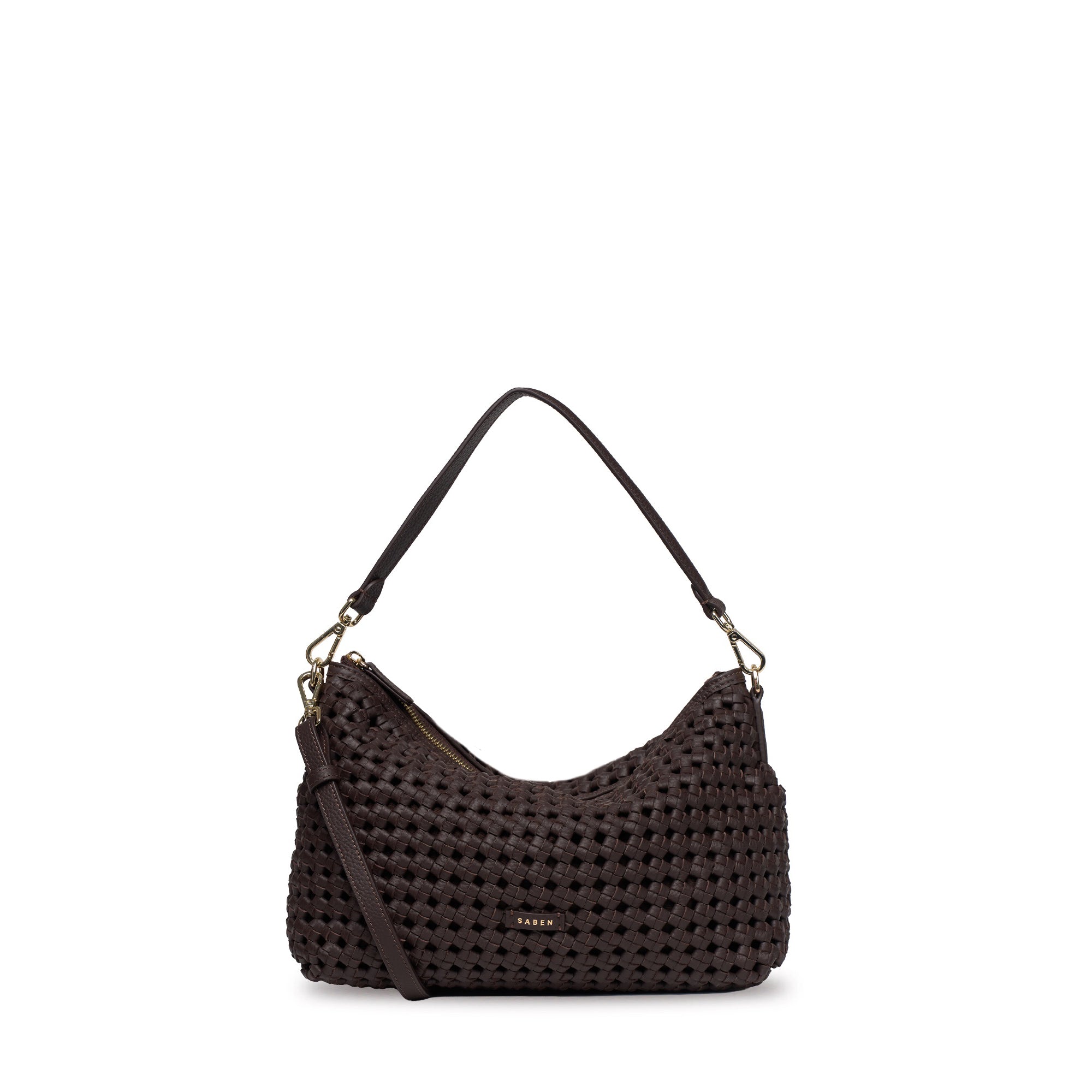 Saben - Claudia Shoulder Bag - Cacao Braid