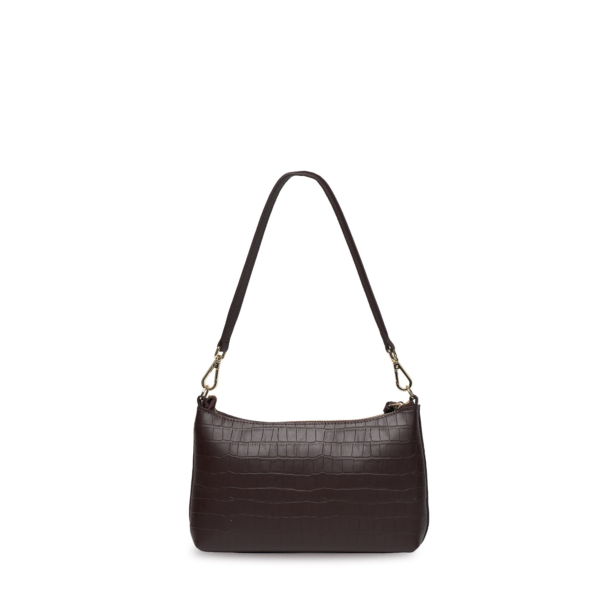 Saben - Haven Shoulder Bag - Cacao Croc