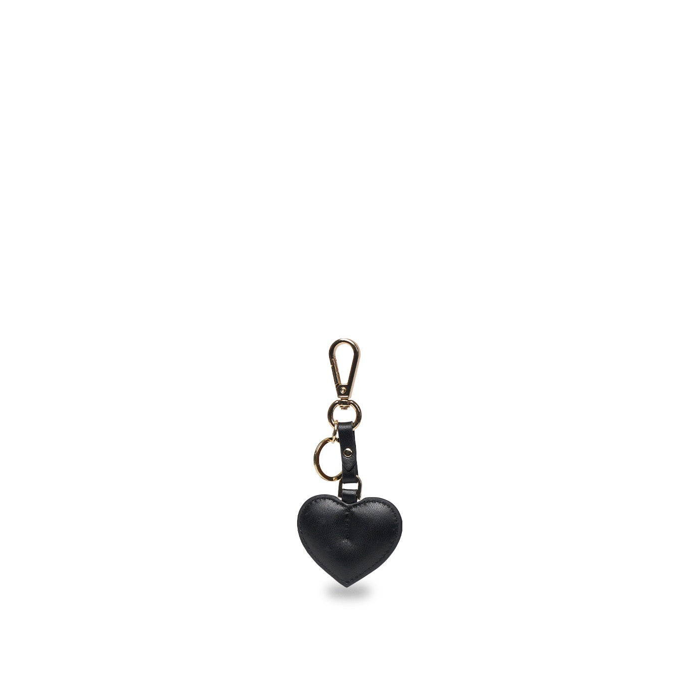 Saben - Charm Keyring - Heart Black