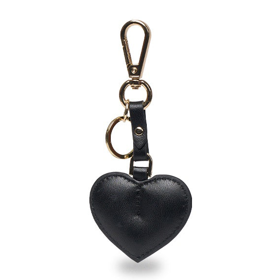 Saben - Charm Keyring - Heart Black