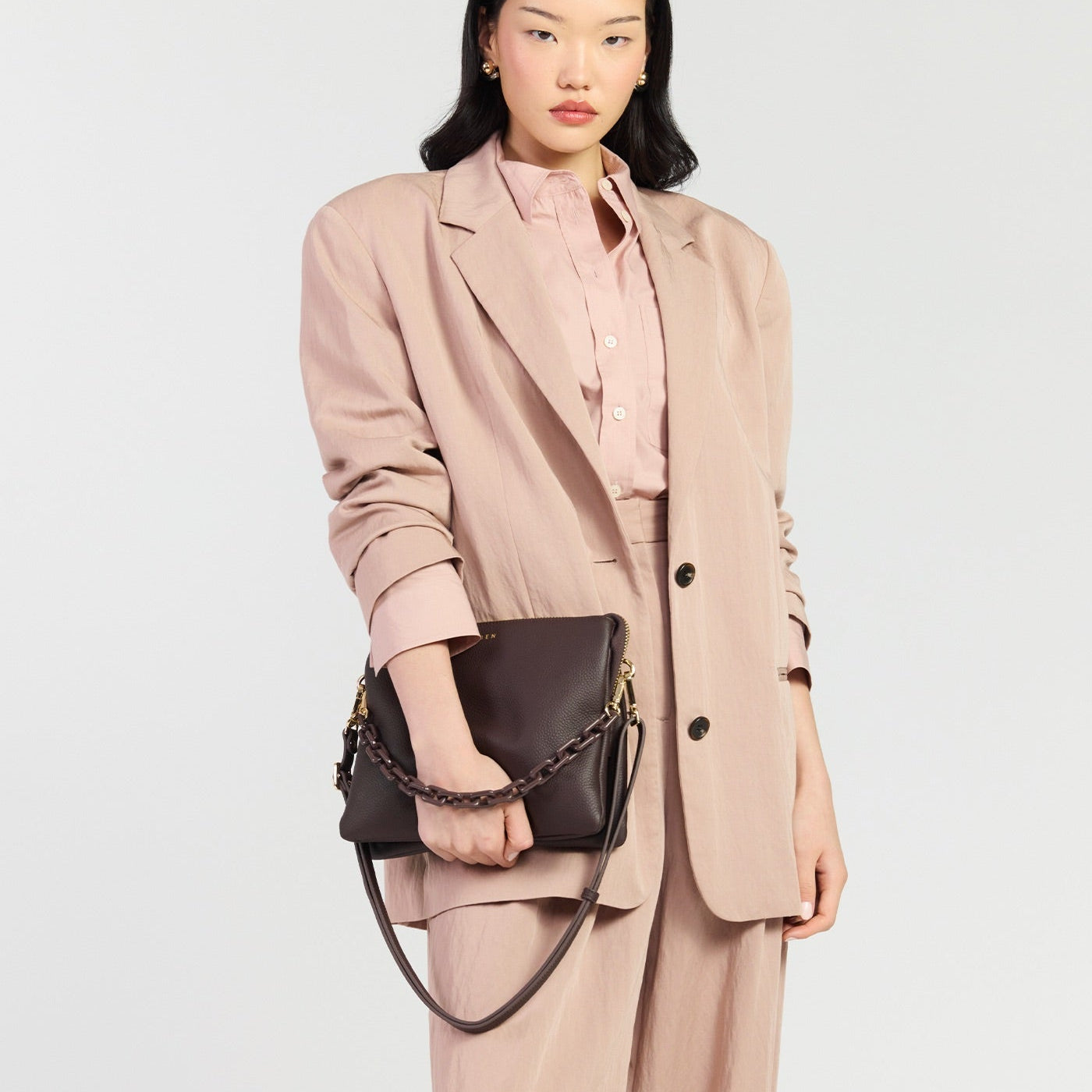 Saben - Matilda Crossbody - Cacao + Tonal Chain