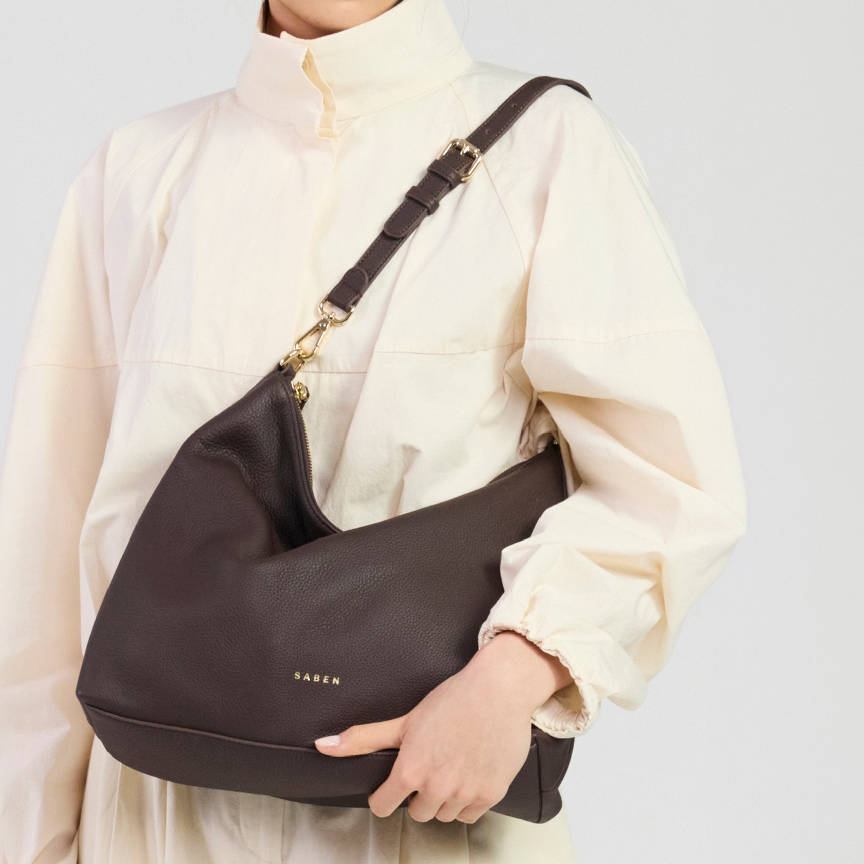 Saben - Miki Shoulder Bag - Cacao Luxe