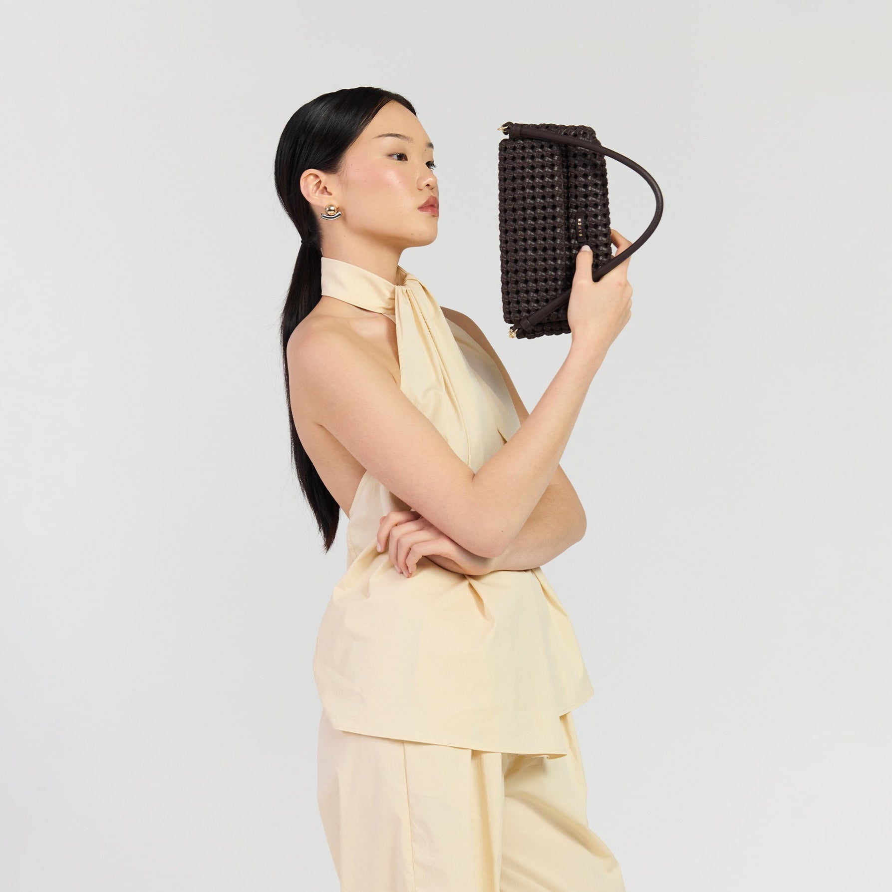 Saben - Milla Shoulder Bag - Cacao Fine Braid
