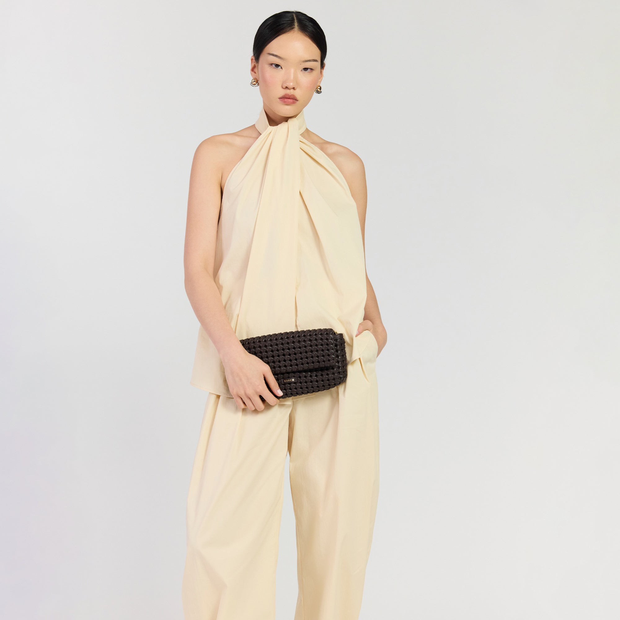 Saben - Milla Shoulder Bag - Cacao Fine Braid