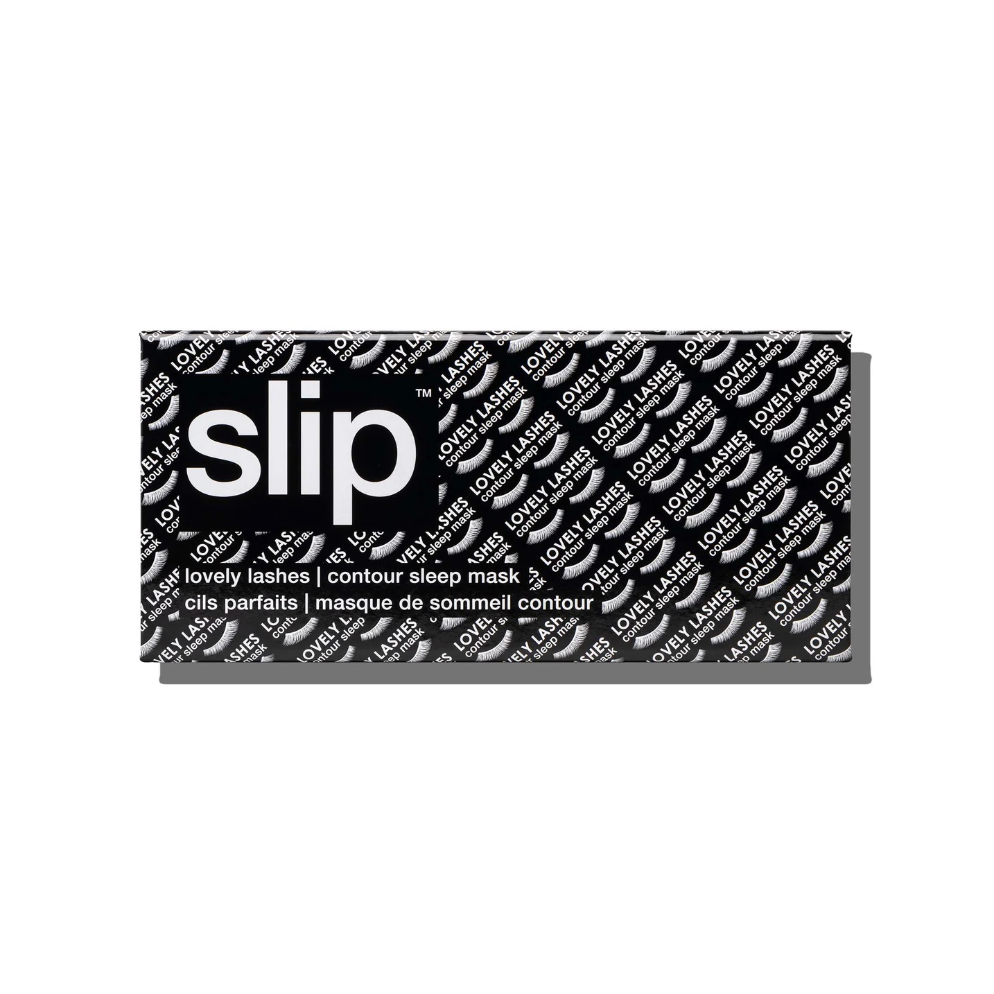 SLIP - Silk Contour Sleep Mask - Black Lovely Lashes