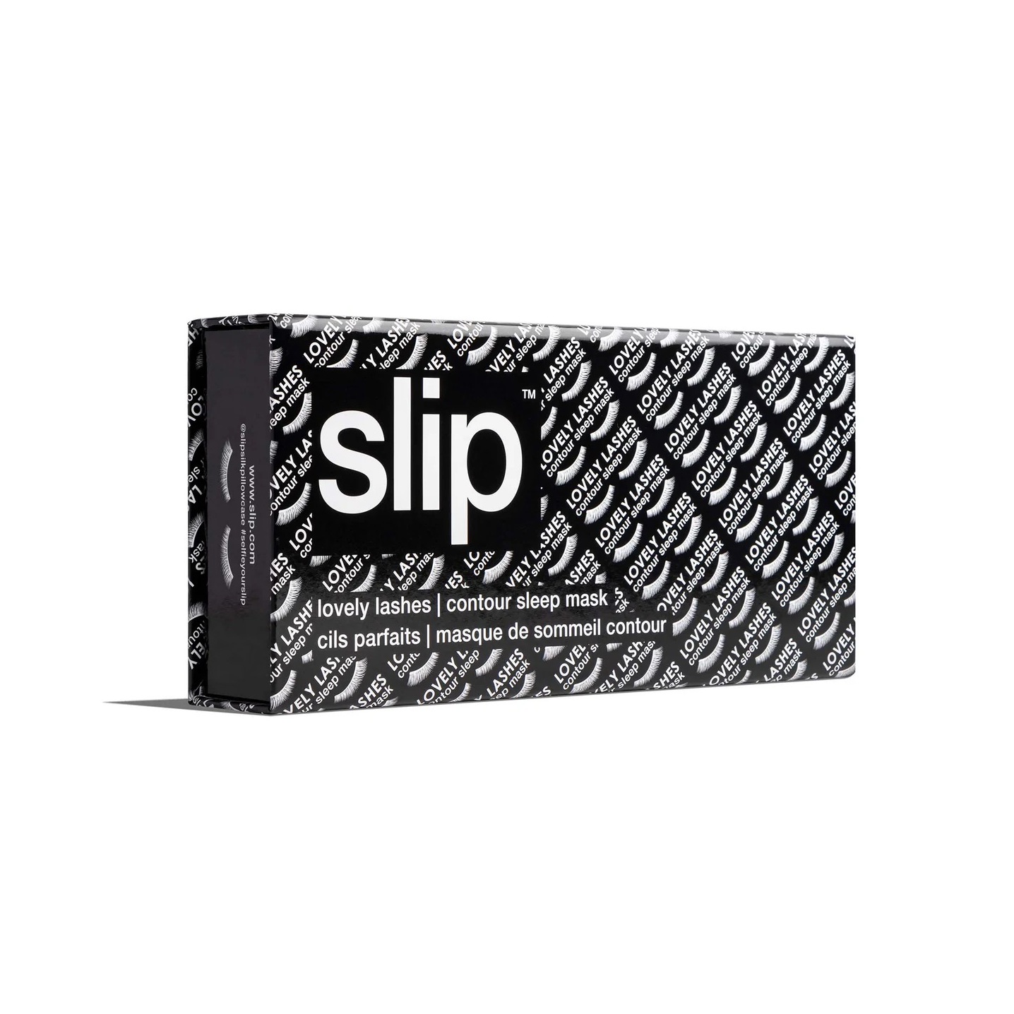 SLIP - Silk Contour Sleep Mask - Black Lovely Lashes