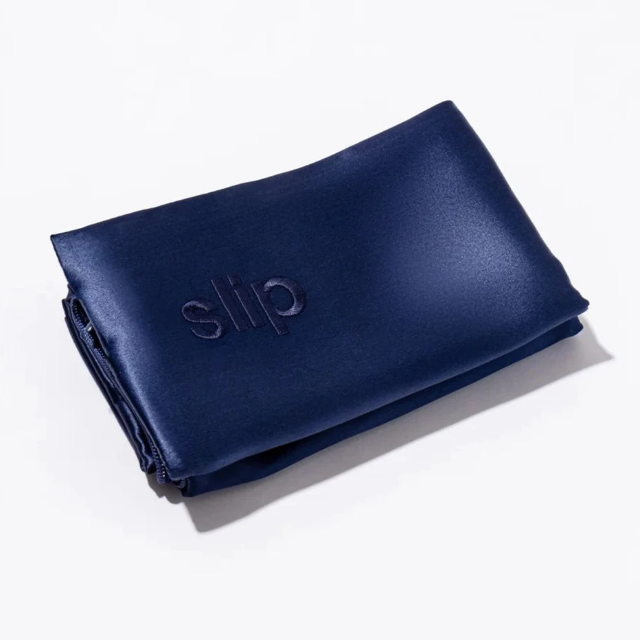 SLIP - Silk Pillowcase - Navy