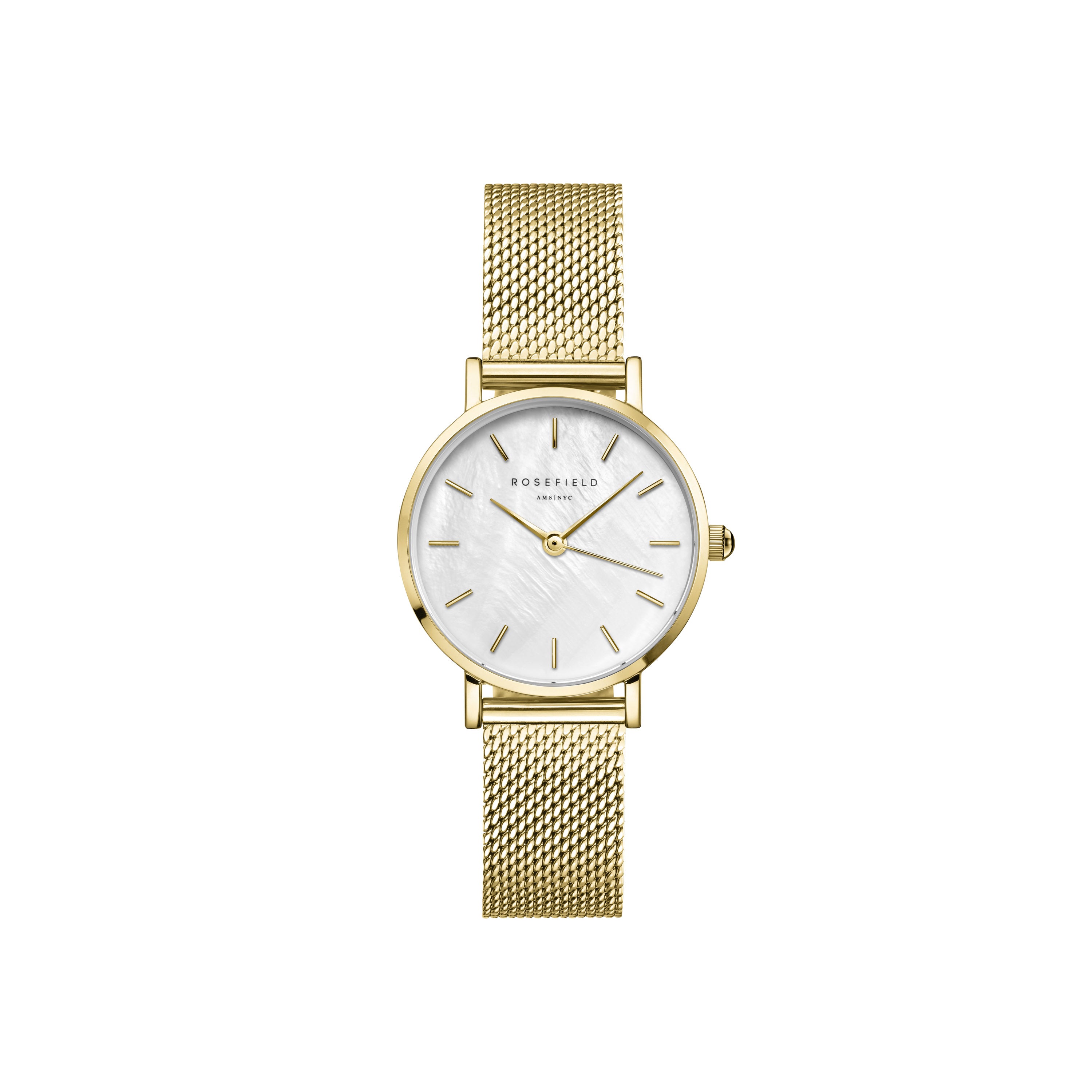 Rosefield - Small Edit Mesh Watch - Gold