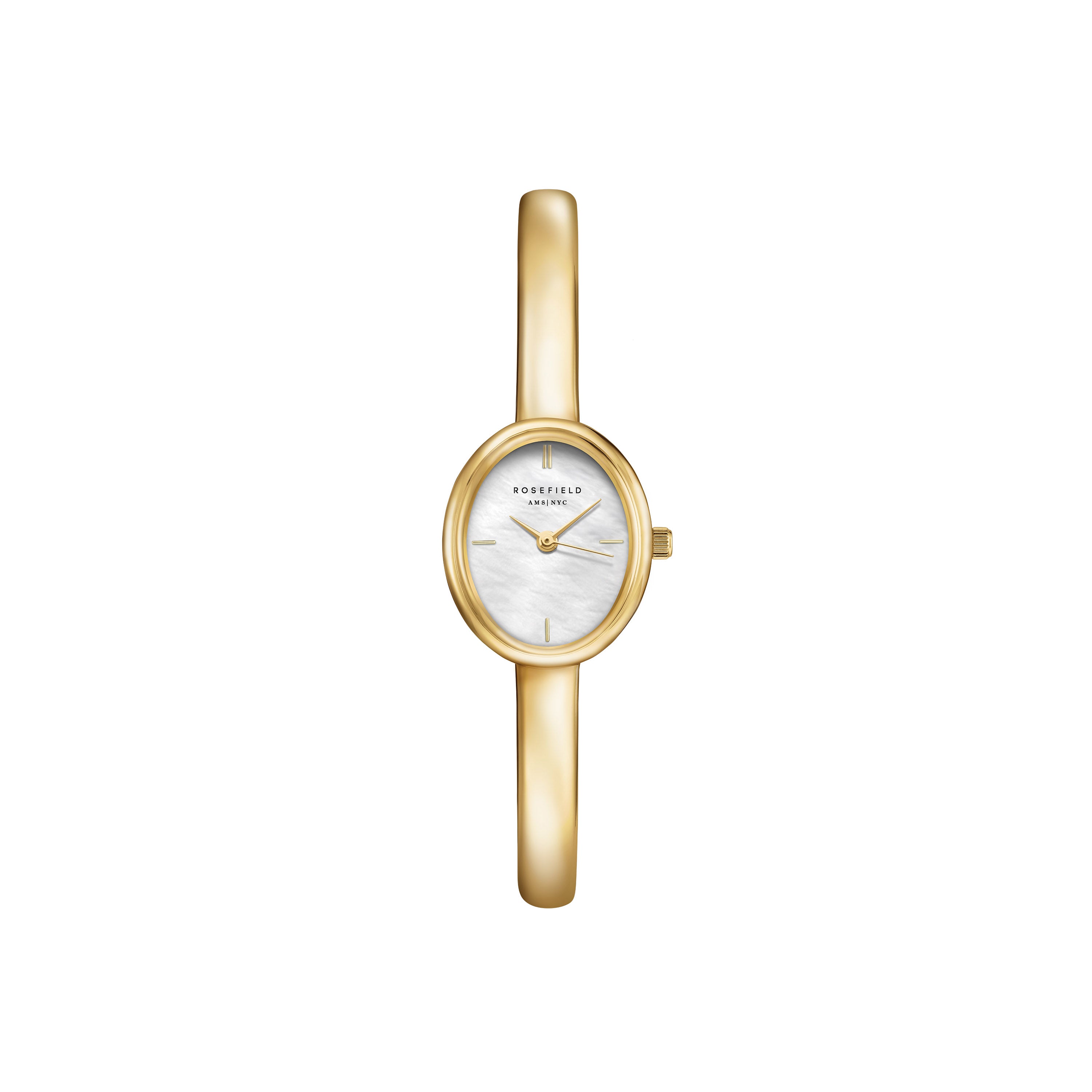 Rosefield - Bangle Watch - Mother of Pearl/Gold