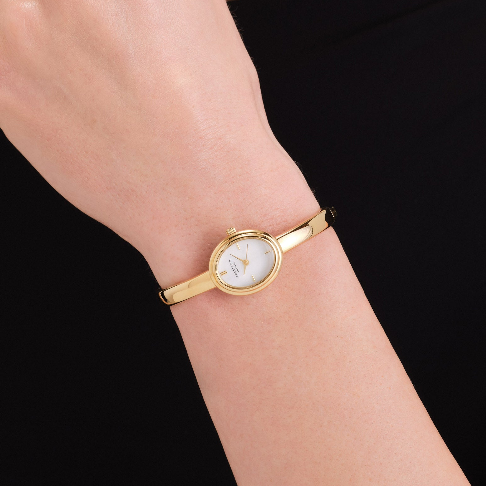 Rosefield - Bangle Watch - Mother of Pearl/Gold