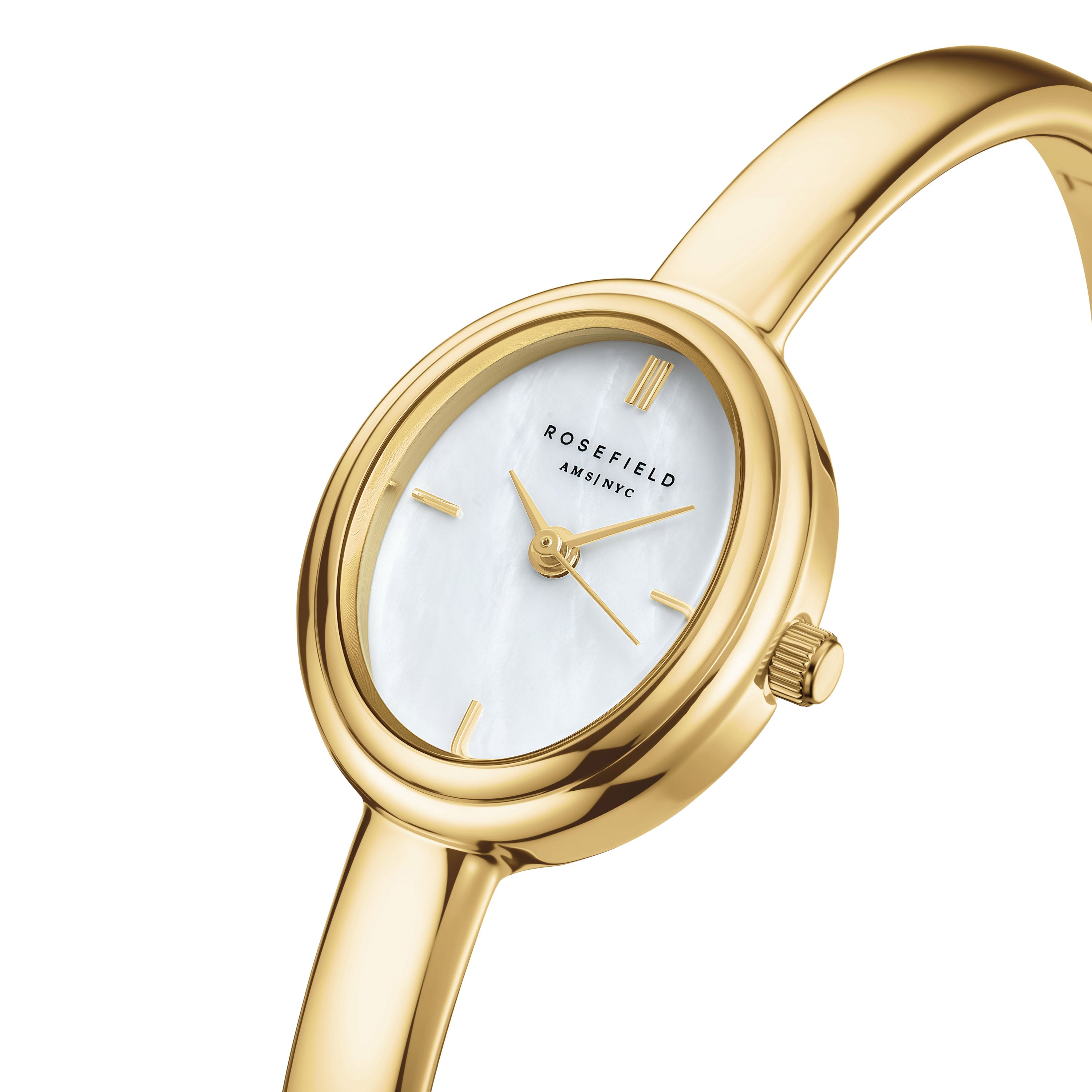 Rosefield - Bangle Watch - Mother of Pearl/Gold