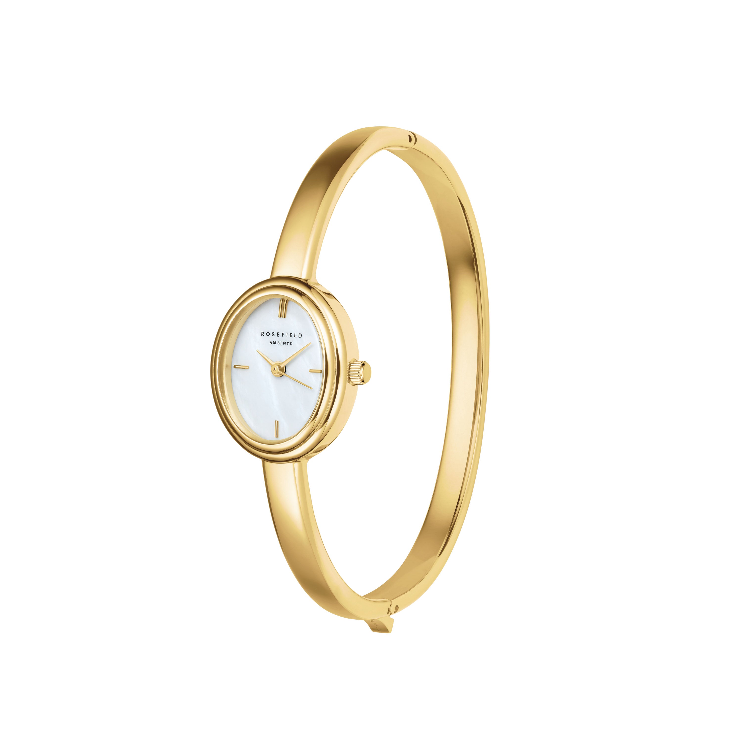 Rosefield - Bangle Watch - Mother of Pearl/Gold
