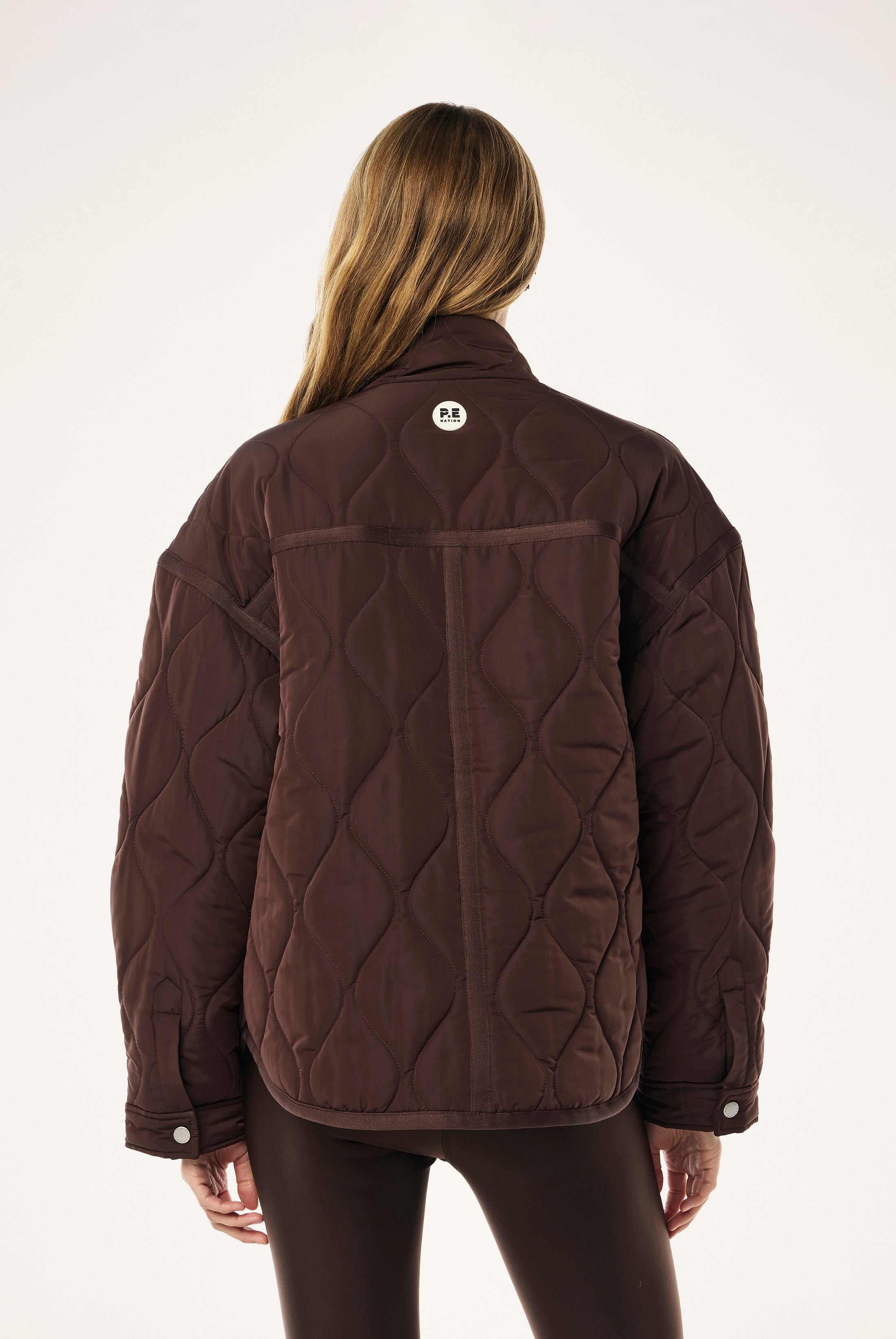 P.E Nation - Surge Quilt Jacket - Espresso