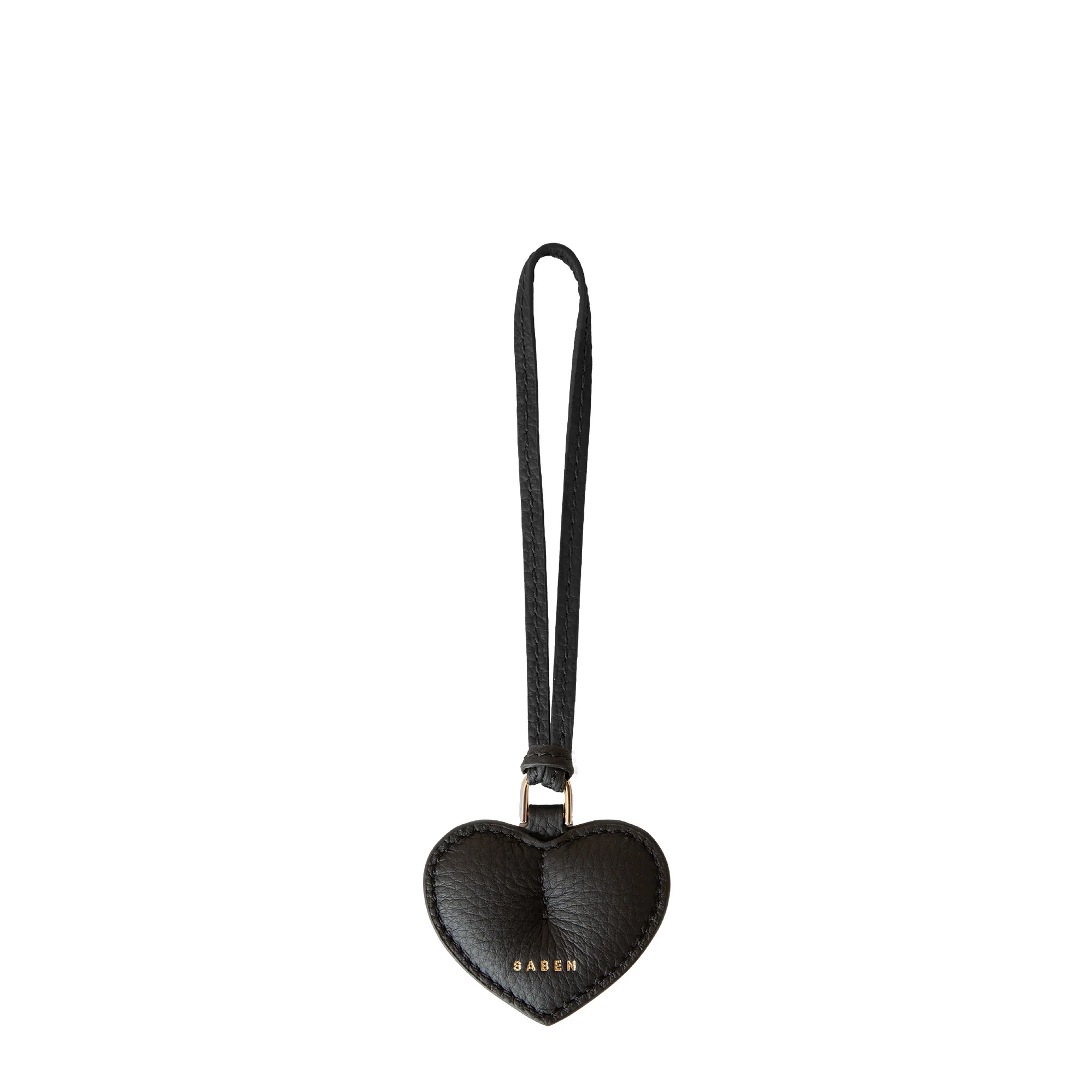 Saben - Charm Keyring - Lacing Love Black