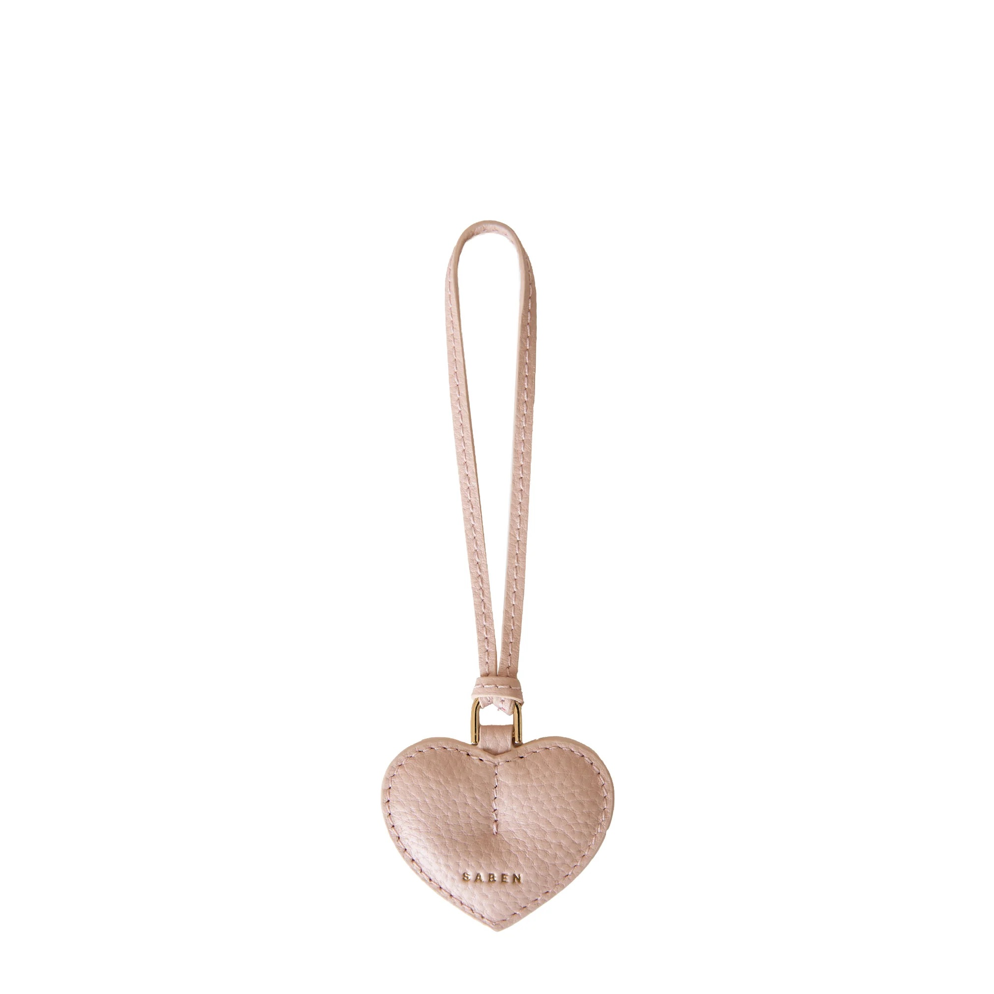 Saben - Charm Keyring - Lacing Love Blush