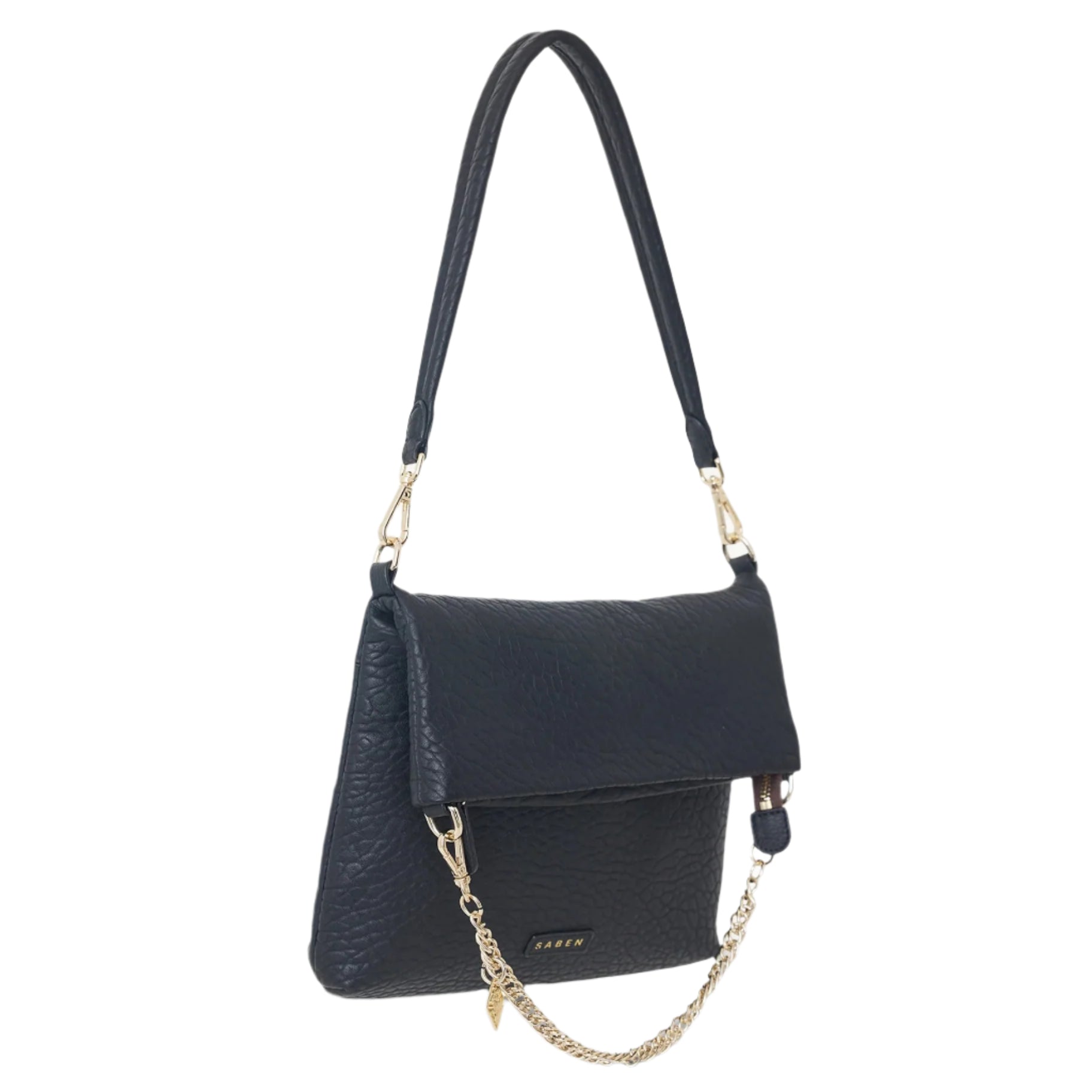 Saben - Daria Shoulder Bag - Black Bubble