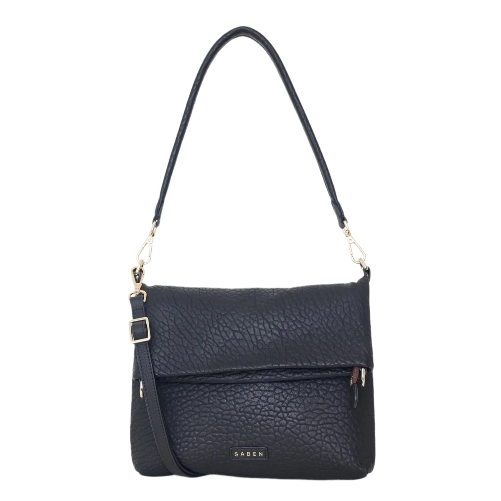 Saben - Daria Shoulder Bag - Black Bubble