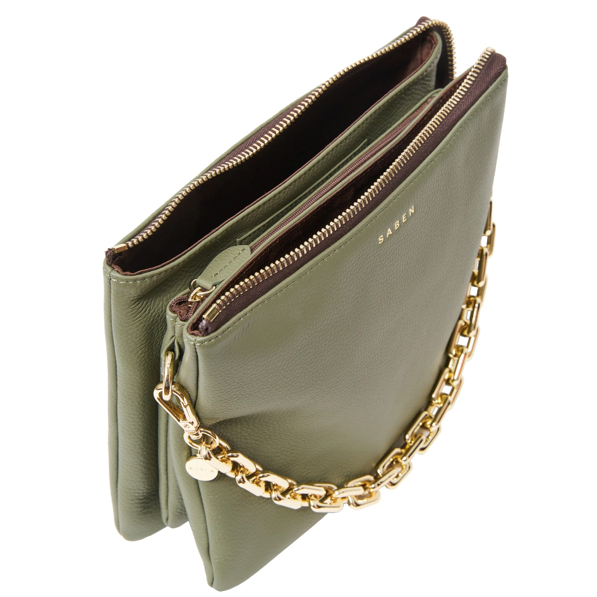 Saben - Matilda Crossbody - Cactus + Chunky Chain