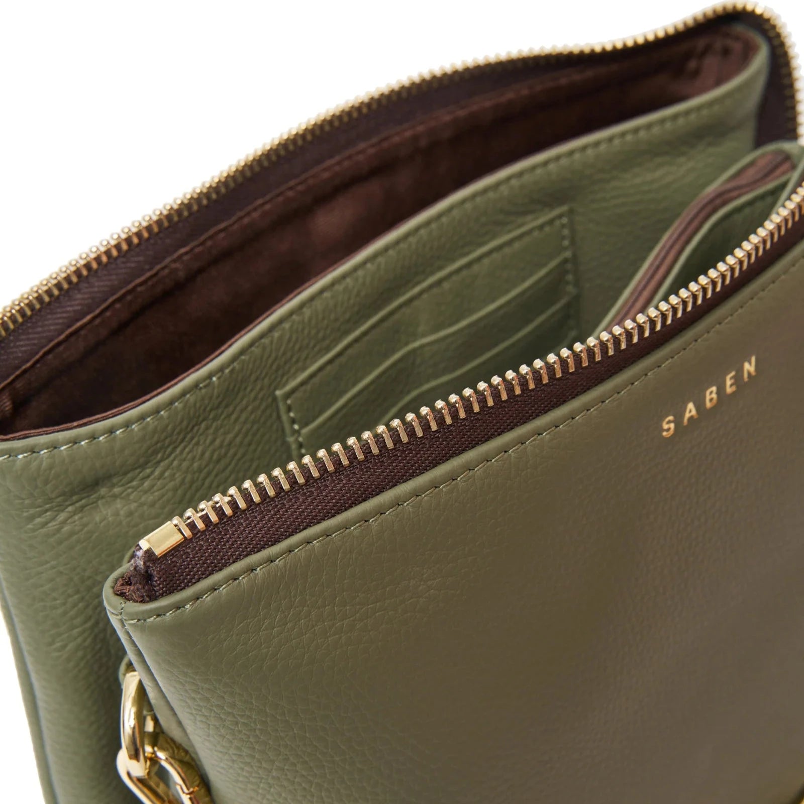 Saben - Matilda Crossbody - Cactus + Chunky Chain