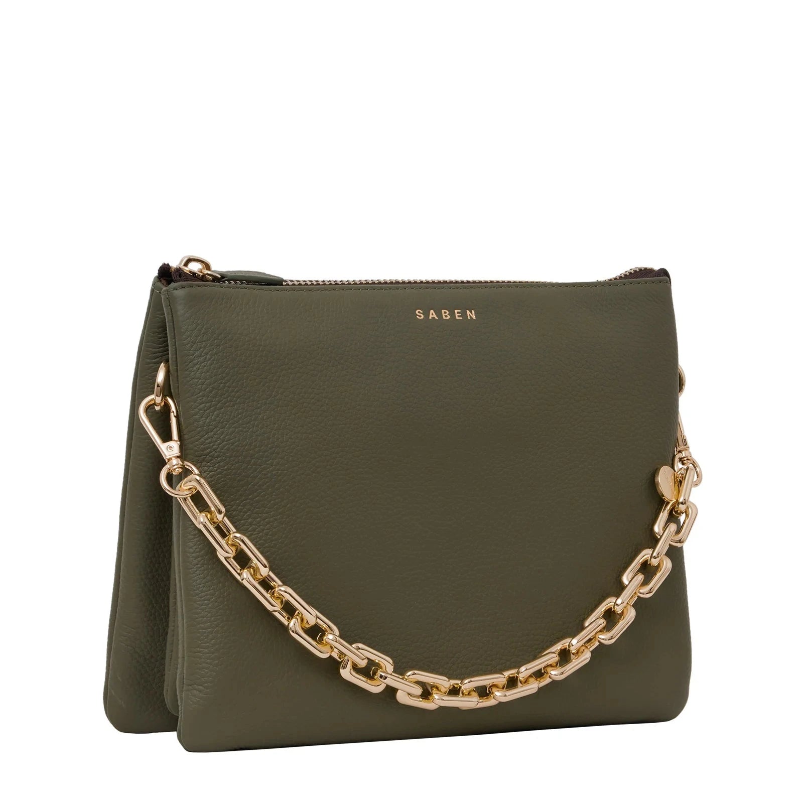 Saben - Matilda Crossbody - Cactus + Chunky Chain