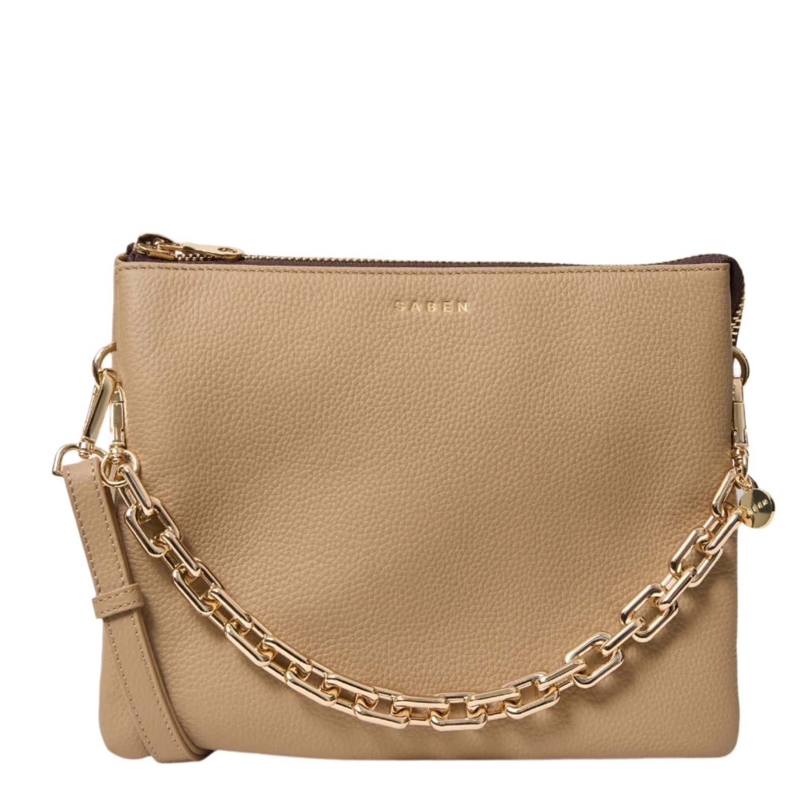 Saben - Matilda Crossbody - Tea + Chunky Chain