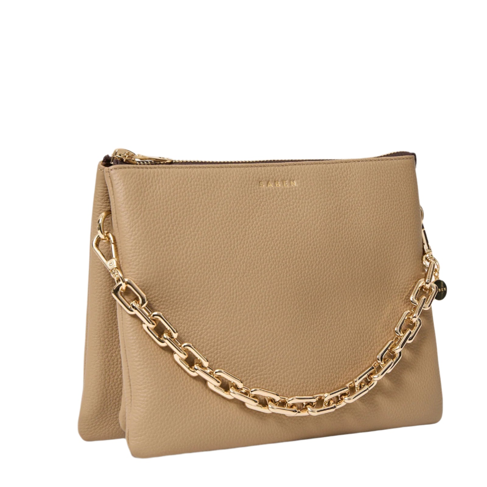 Saben - Matilda Crossbody - Tea + Chunky Chain