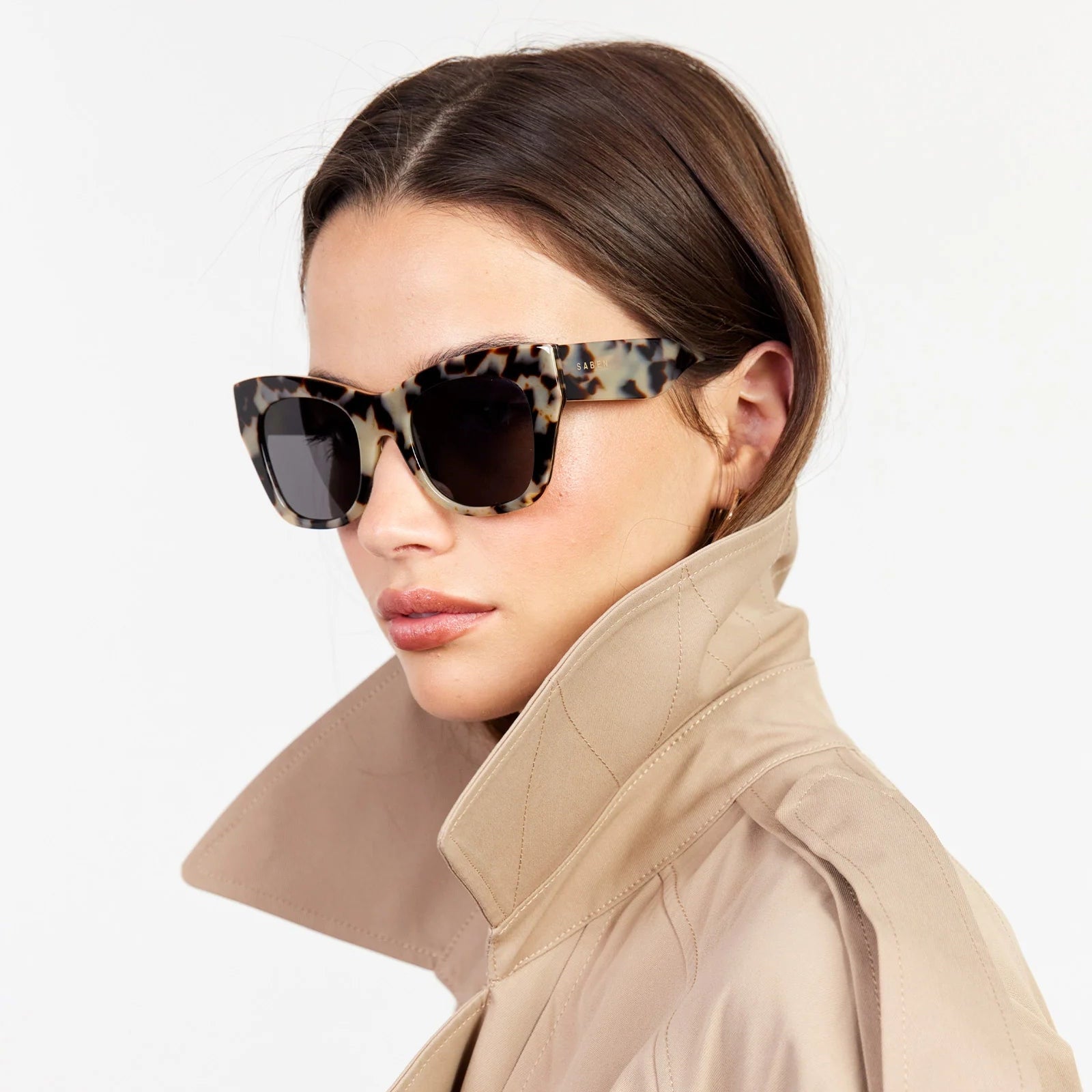 Saben - Sloane Sunglasses - Light Tortoise