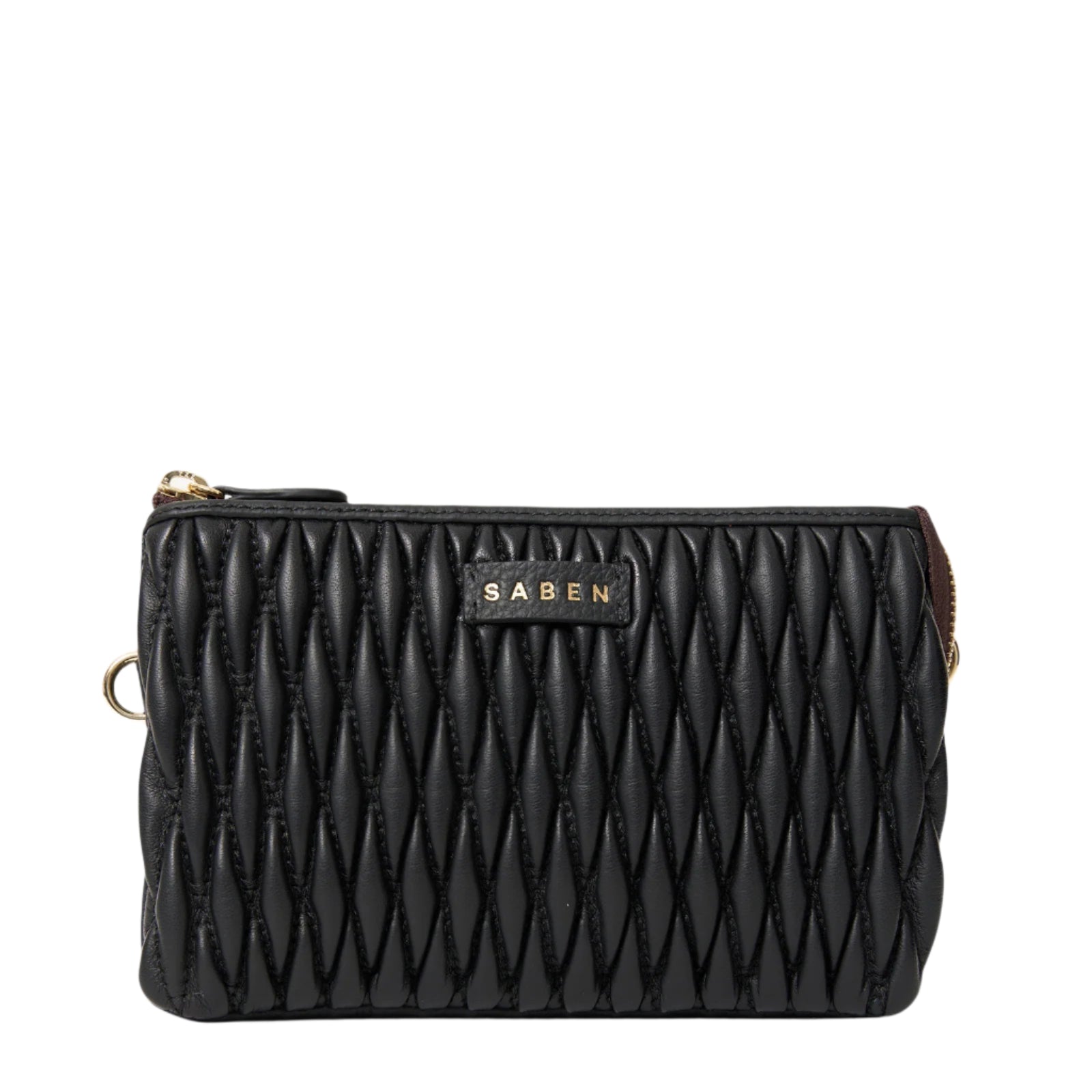 Saben - Tilly Crossbody - Black Diamond Quilt