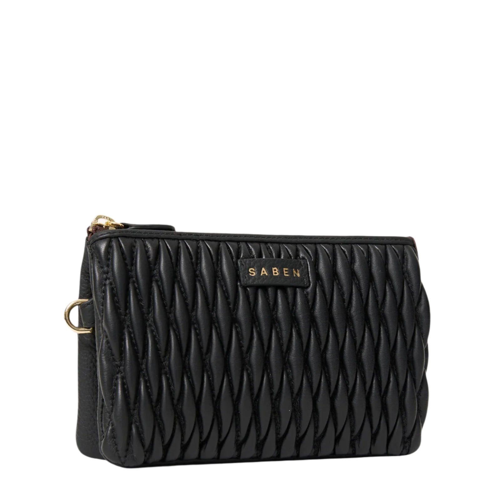 Saben - Tilly Crossbody - Black Diamond Quilt