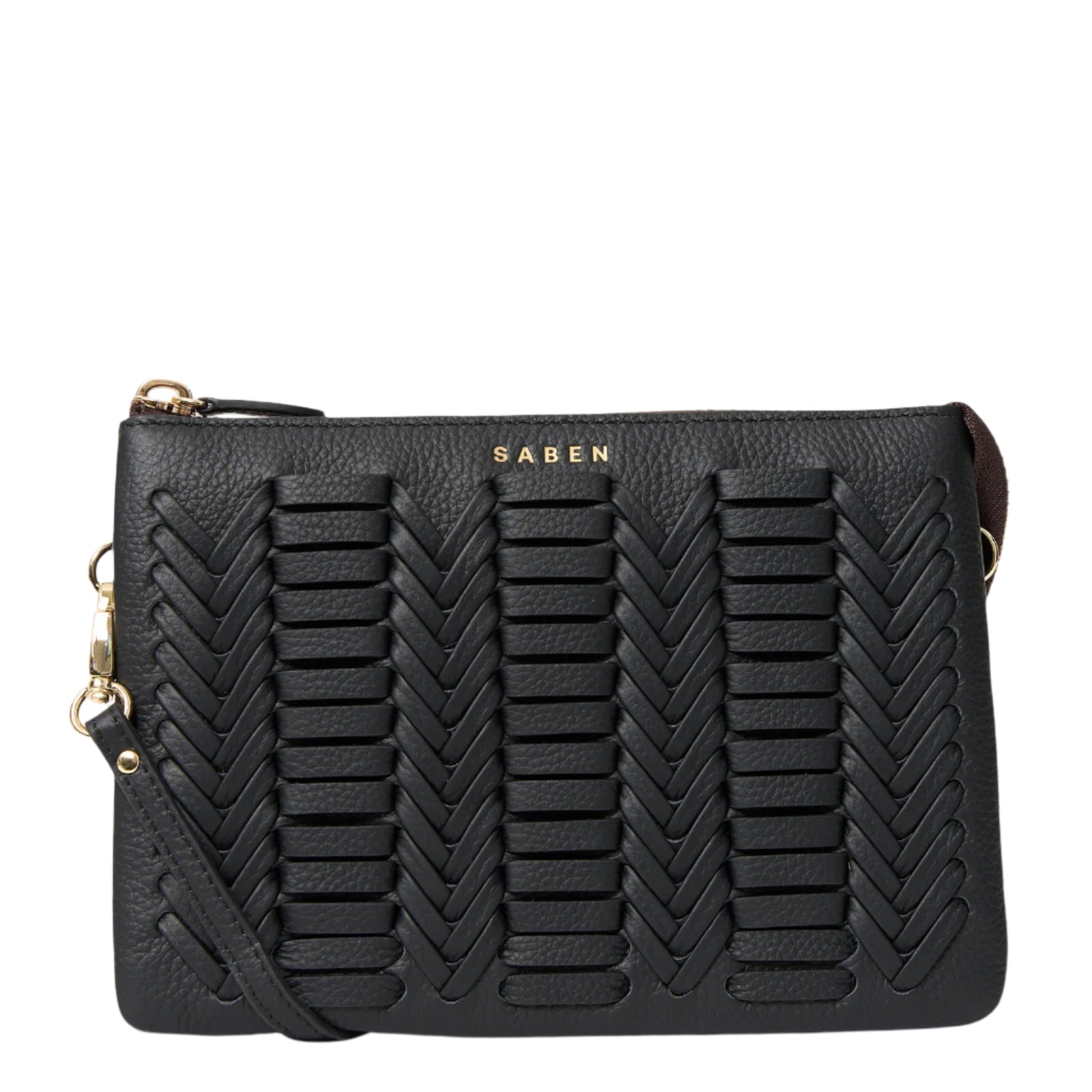 Saben - Tilly's Big Sis Crossbody - Black Chevron