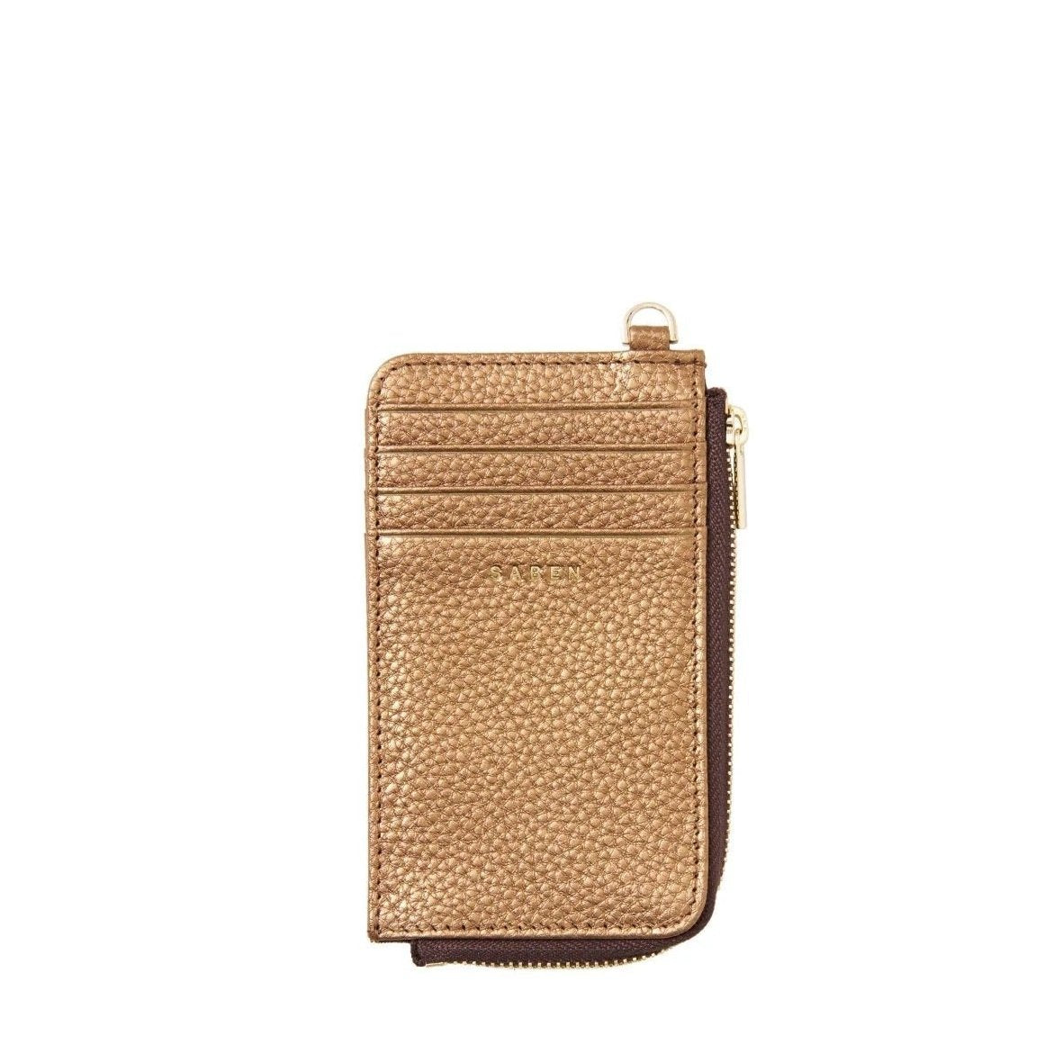 Saben - Winona Card Holder - Brushed Bronze