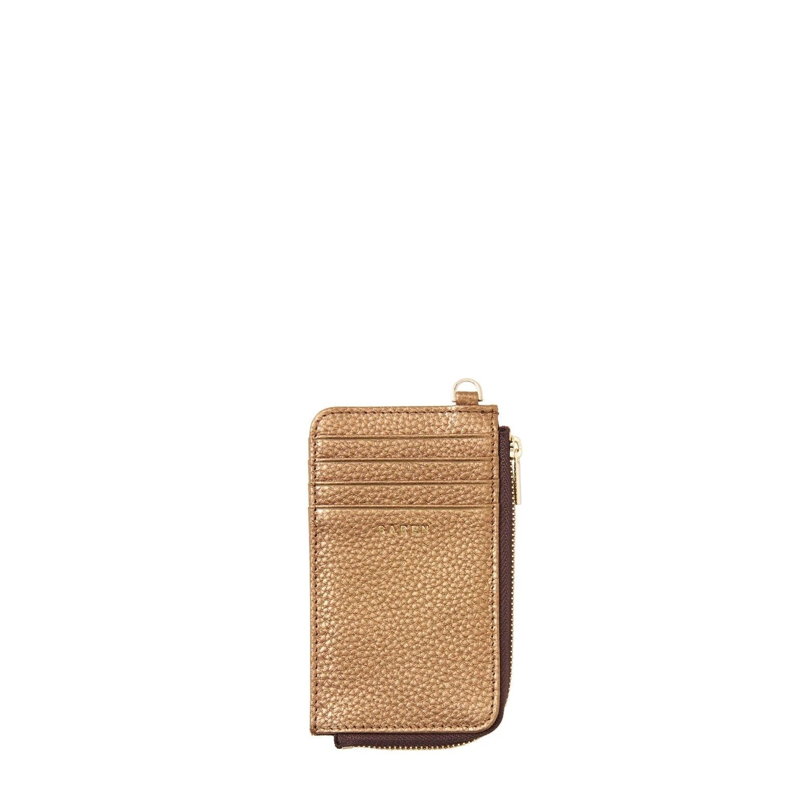 Saben - Winona Card Holder - Brushed Bronze