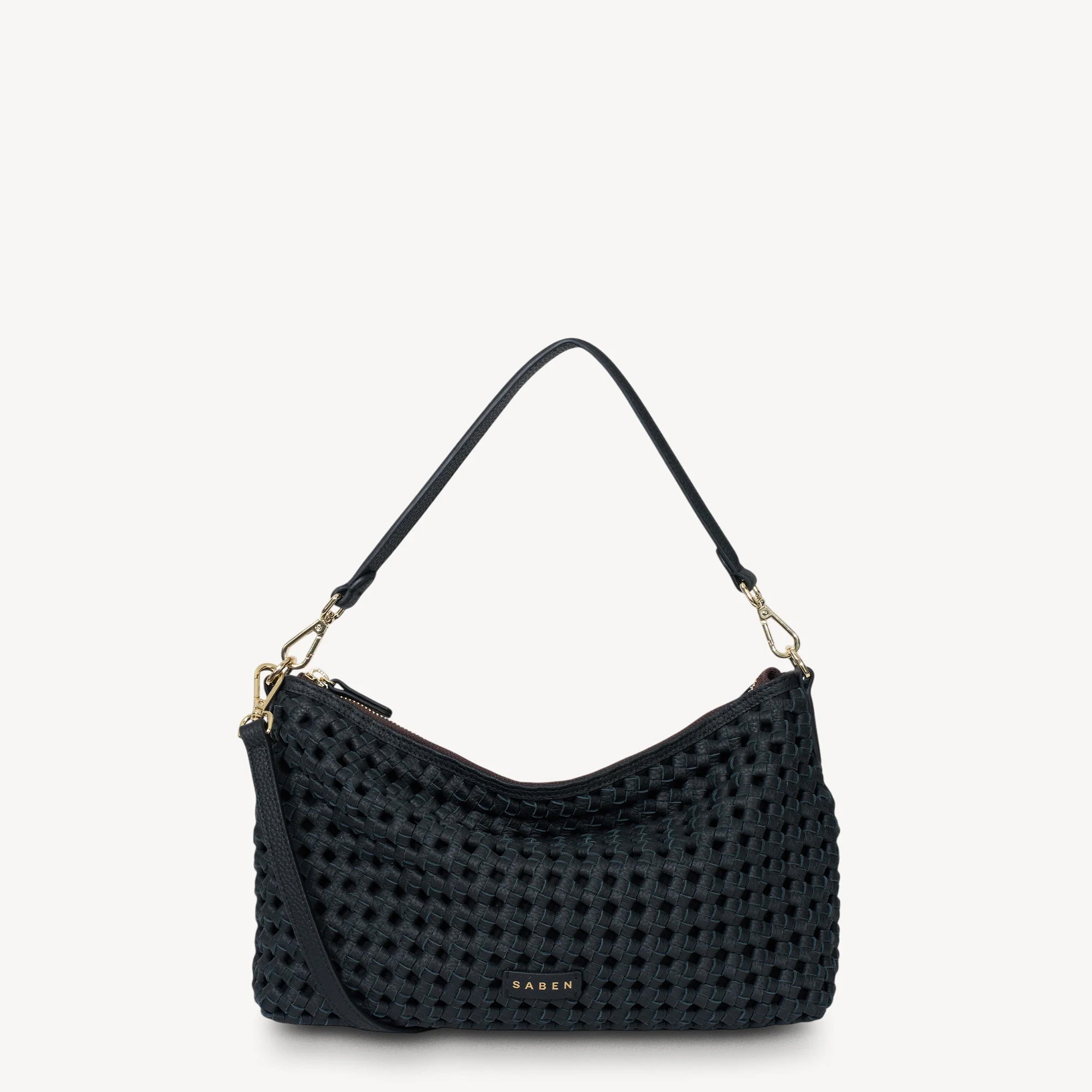 Saben - Claudia Crossbody - Black Braid