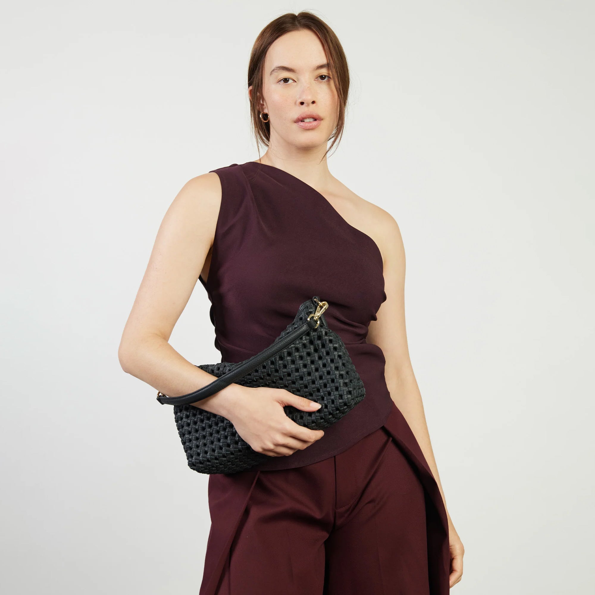 Saben - Claudia Crossbody - Black Braid