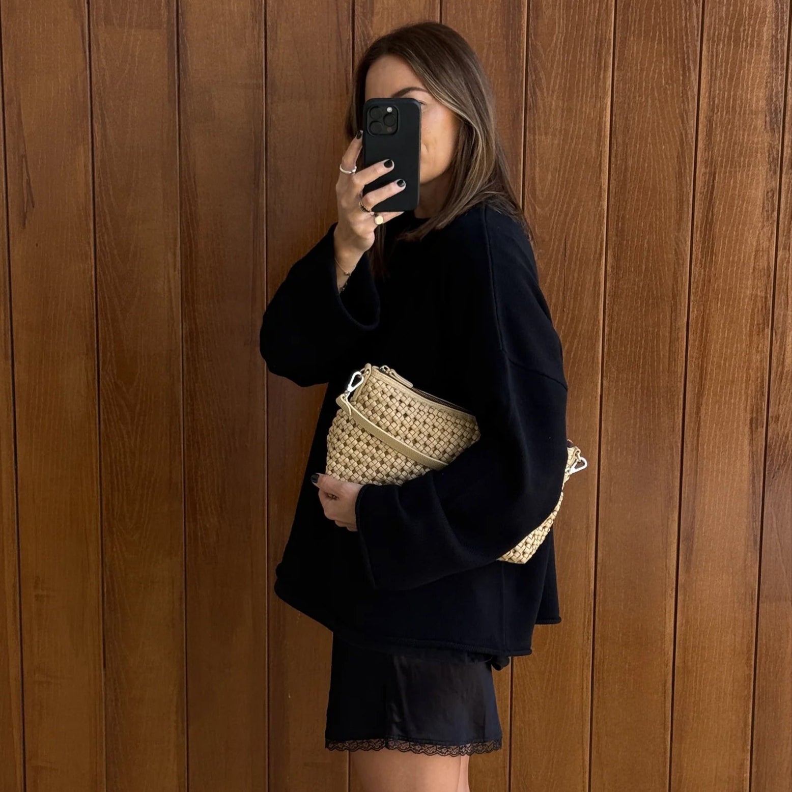 Saben - Claudia Crossbody - Raffia Braid