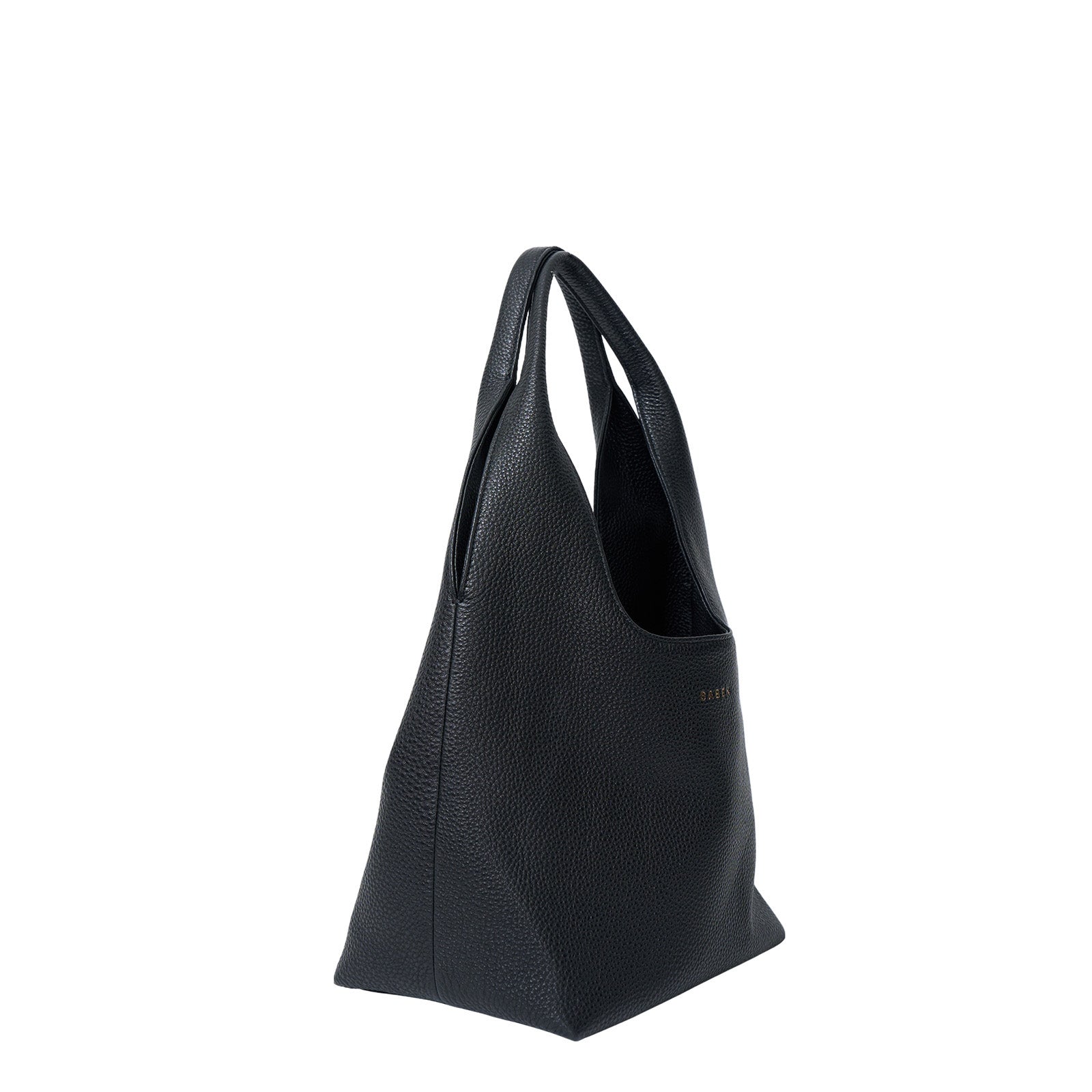 Saben - Kiki Shoulder Bag - Black Lightly Milled