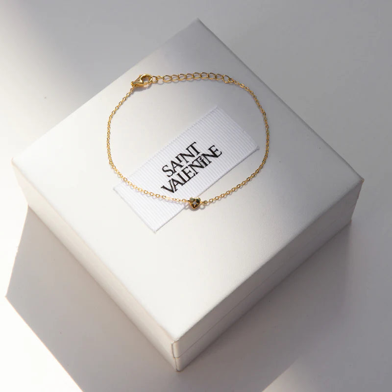 Saint Valentine - Mini Heart Bracelet - Gold