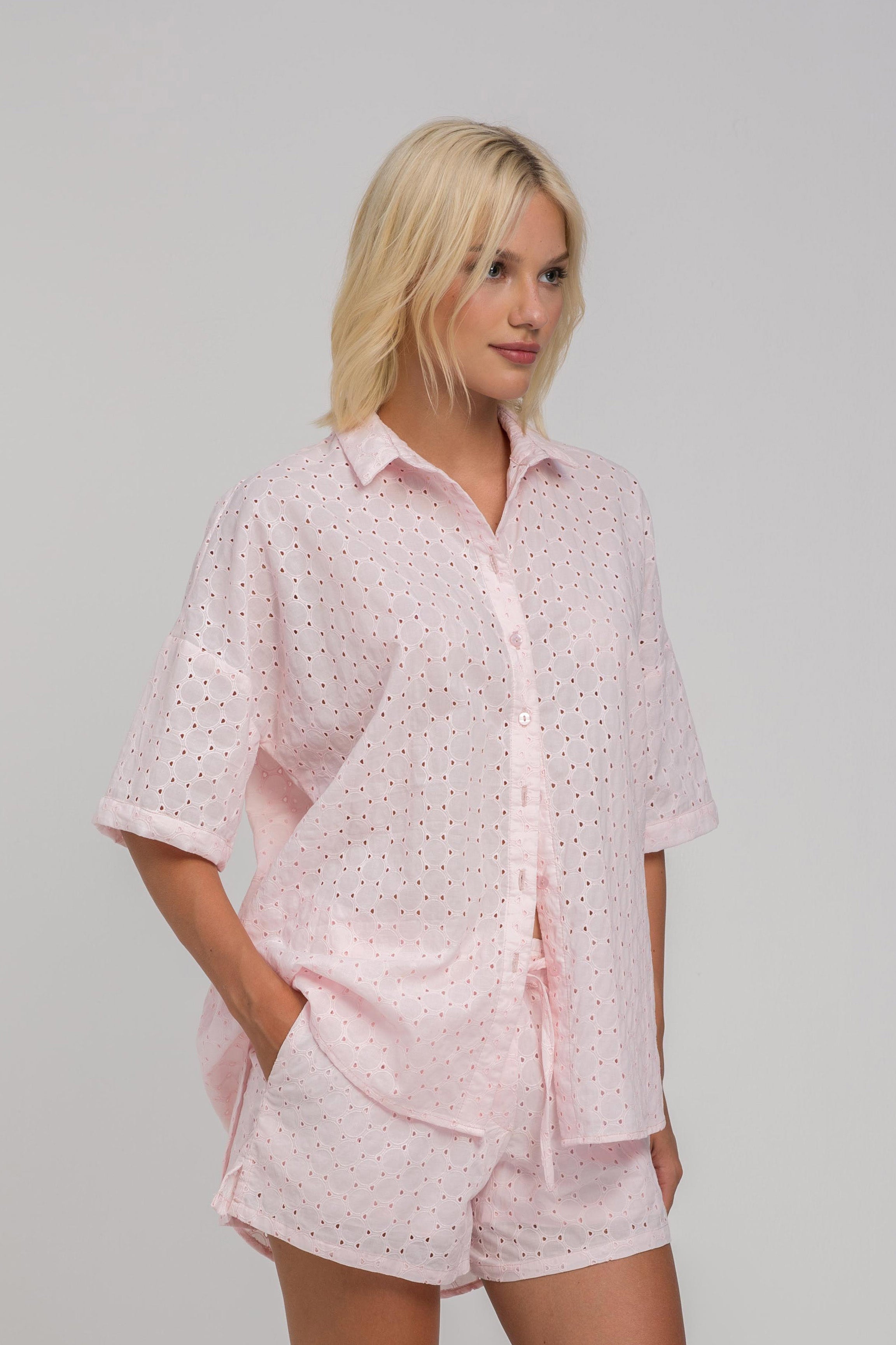 Santiago Shirt -  Light Pink