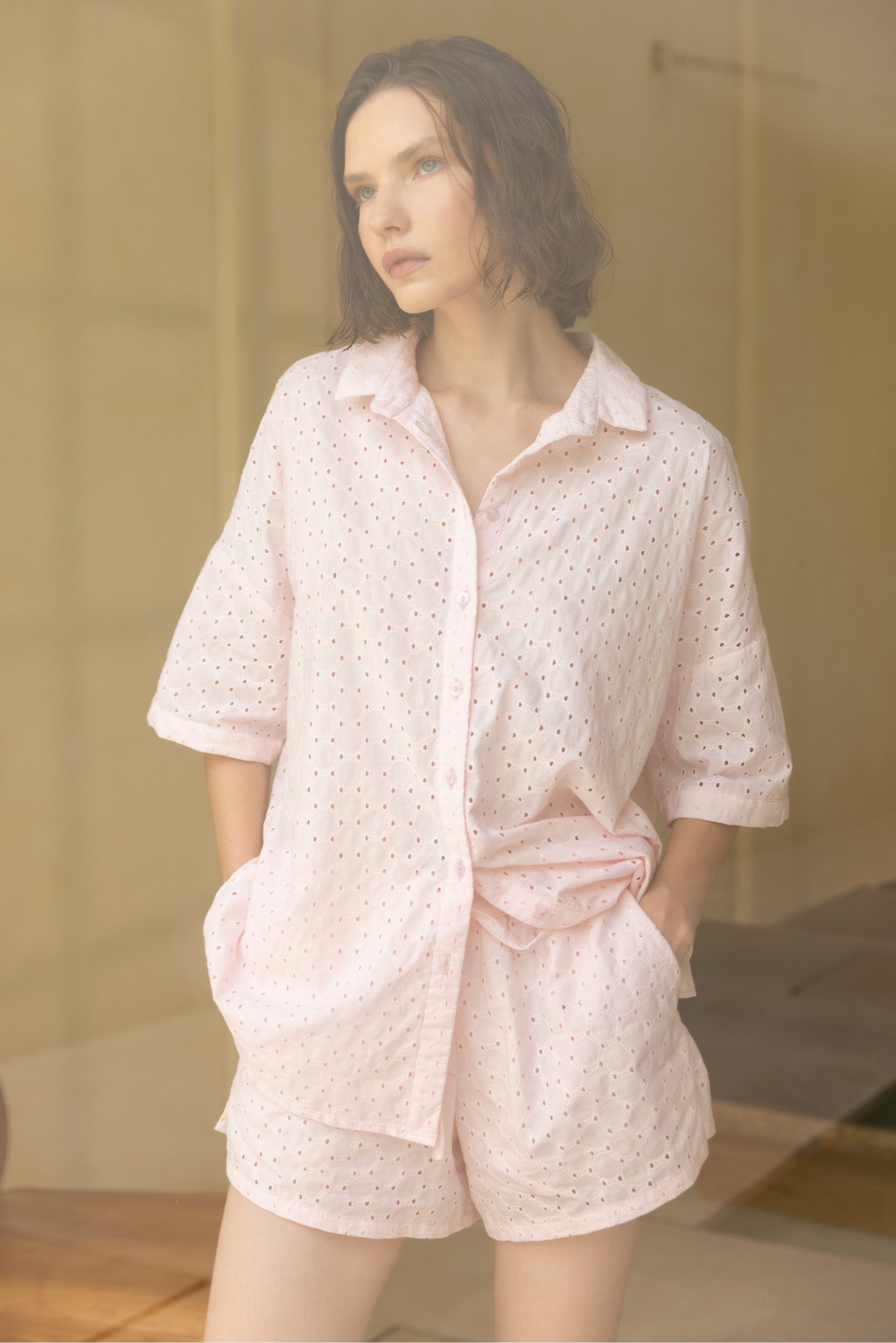 Santiago Shirt -  Light Pink