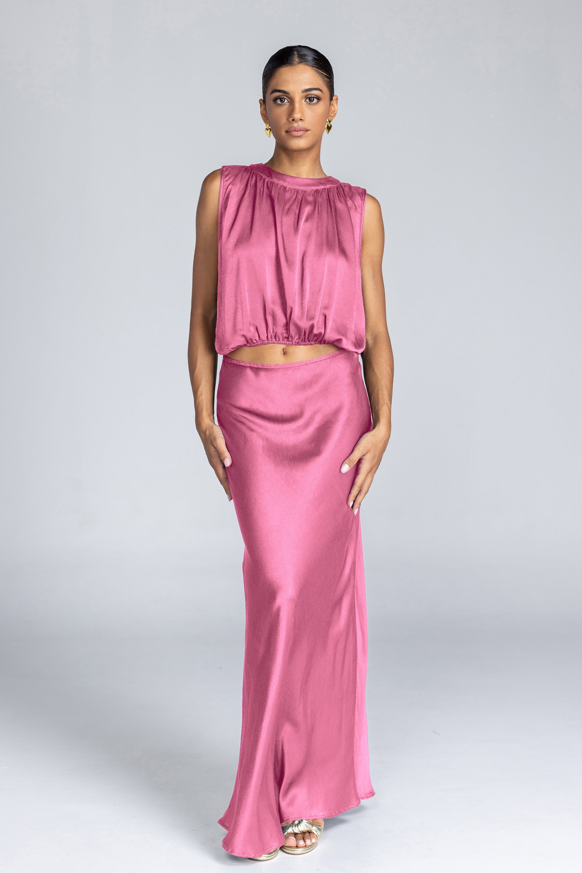 Saturday Skirt - Deep Rosewater