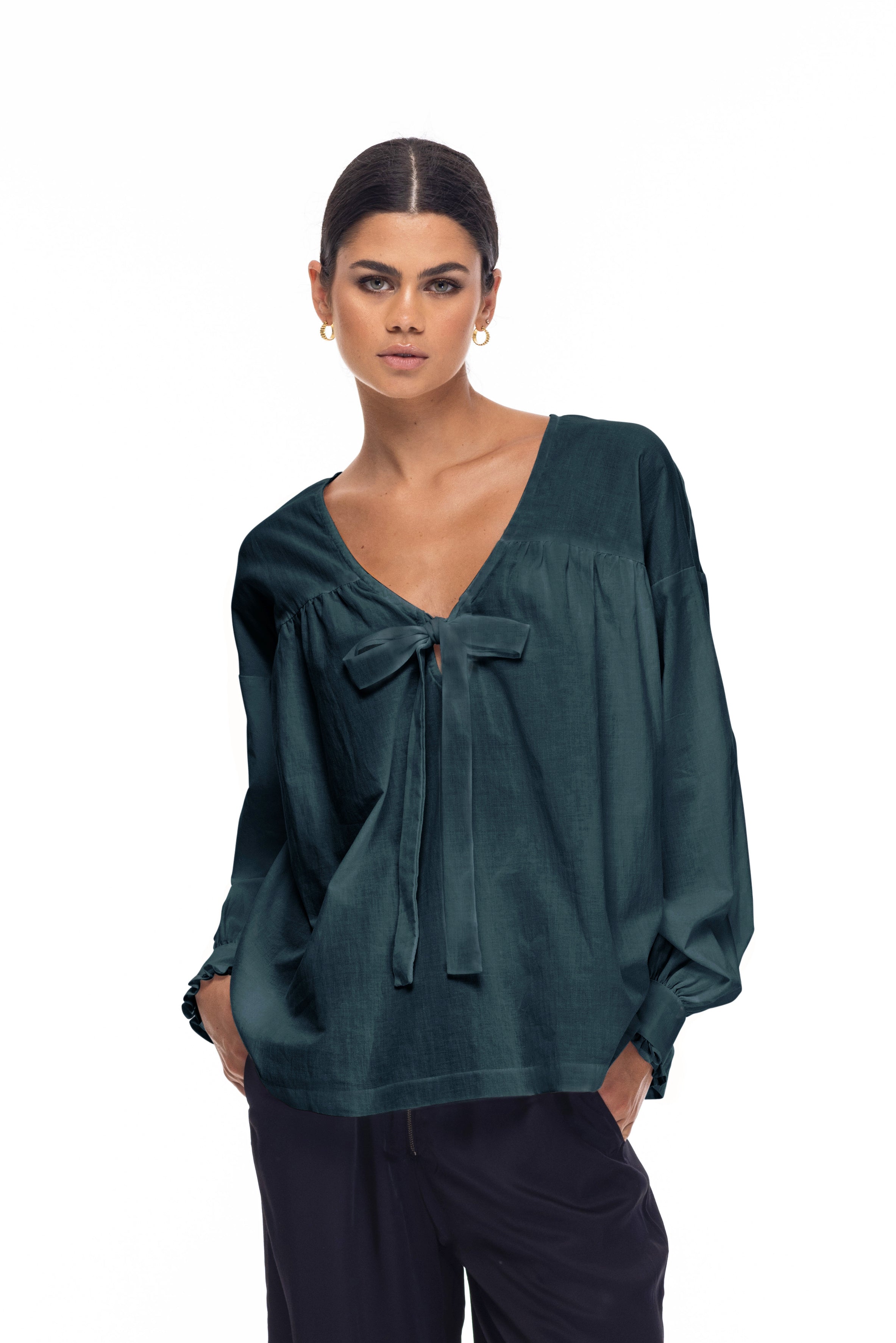 Shine Bright Top - Olive