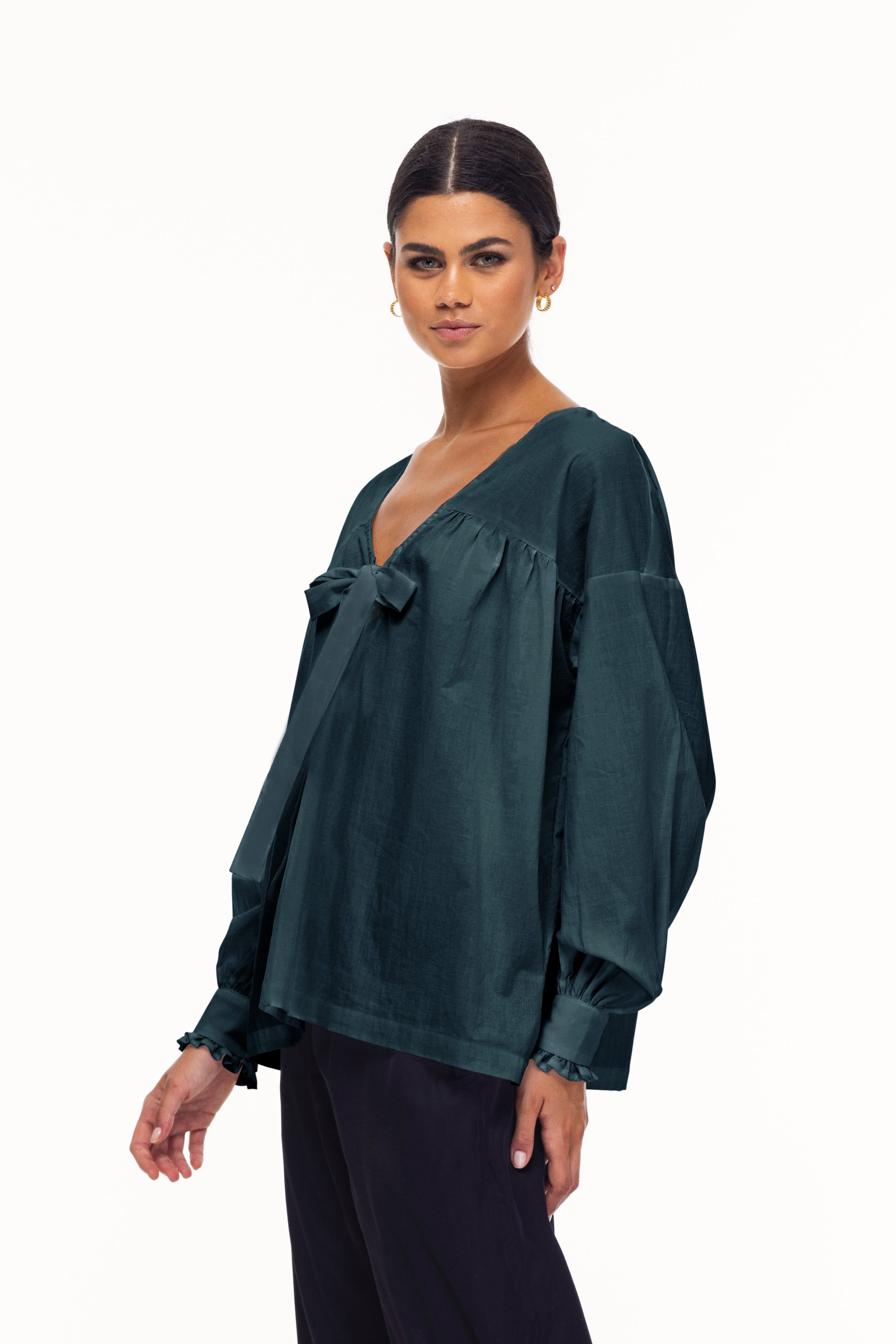 Shine Bright Top - Olive