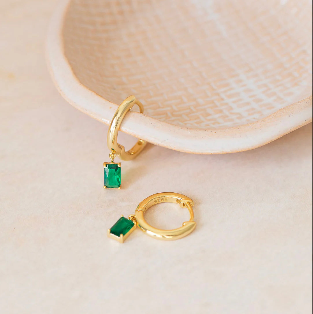 Silver Linings Collective - Cyprus Huggies - Gold / Emerald Green