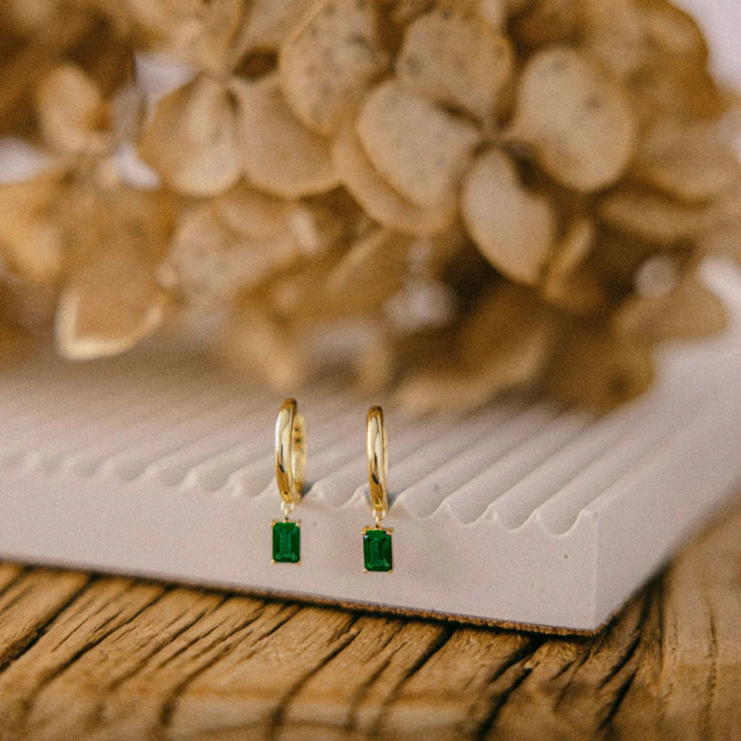 Silver Linings Collective - Cyprus Huggies - Gold / Emerald Green